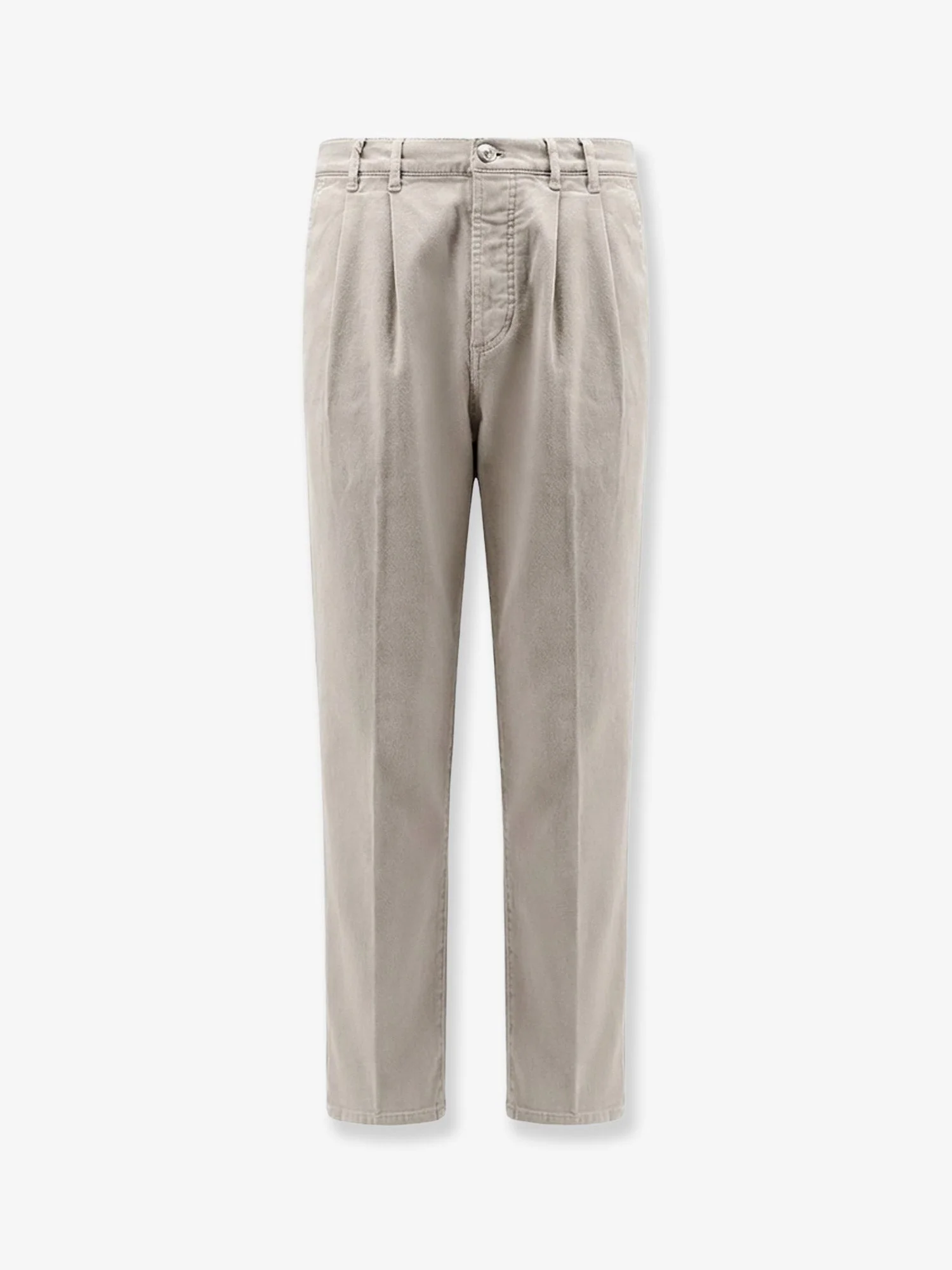 Brunello Cucinelli Men Stretch Canvas Trousers - 1