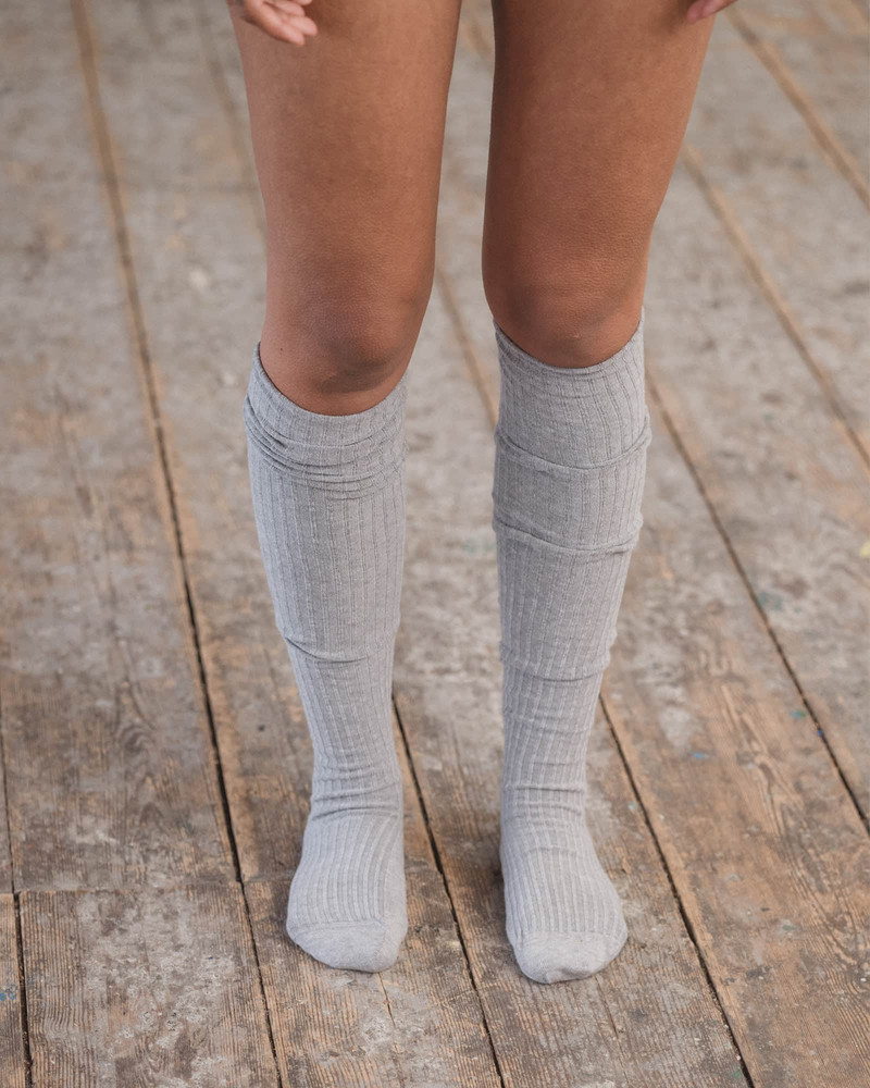 Overknee Socks - Organic Cotton Rib 1