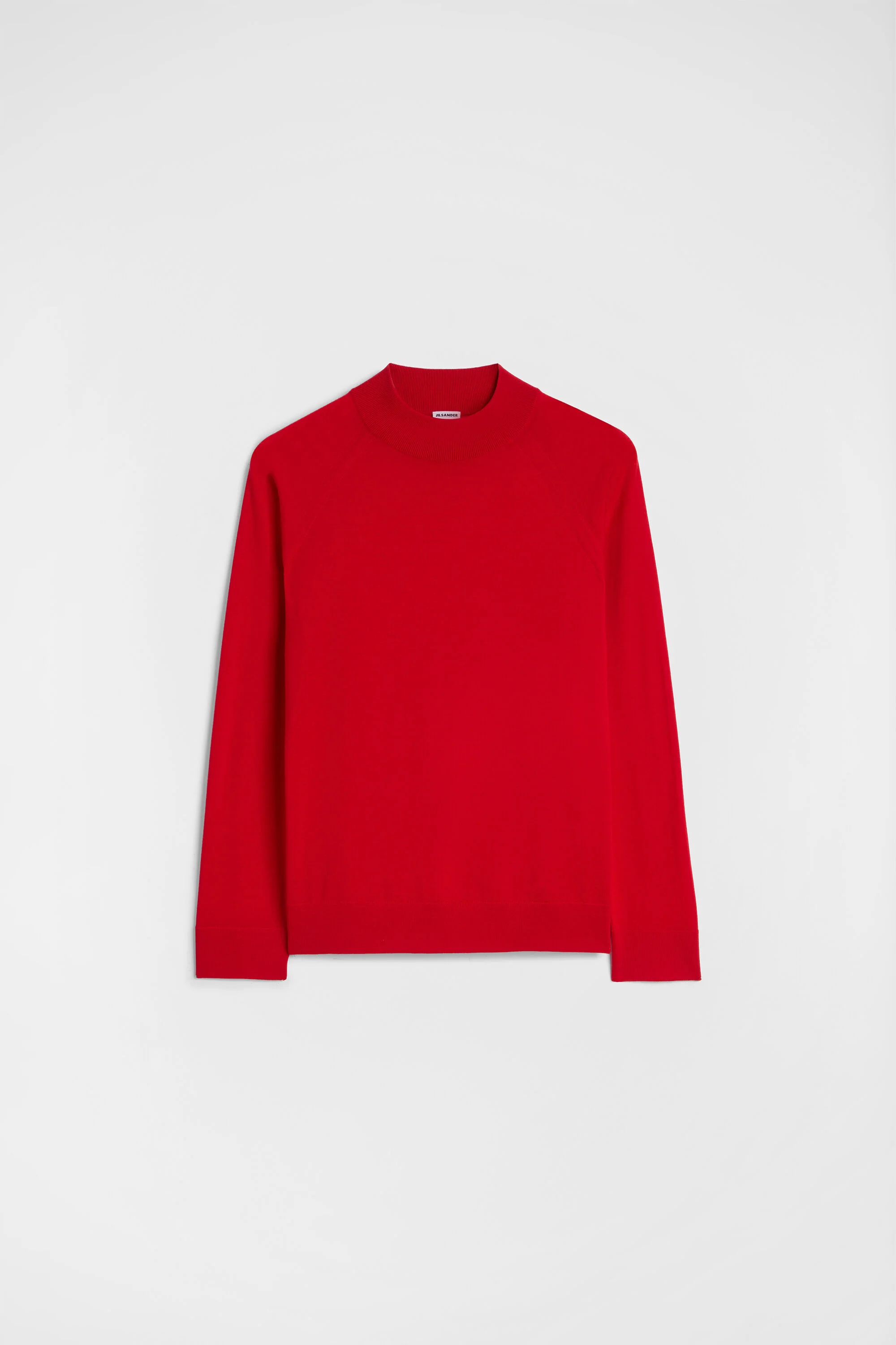 Lightweight Wool Mock-Neck Sweater - 1