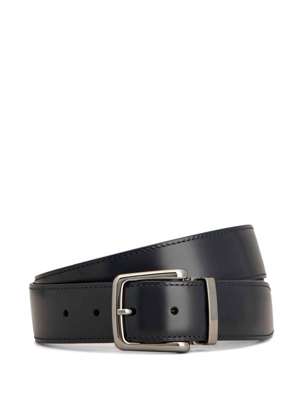 reversible leather belt - 3