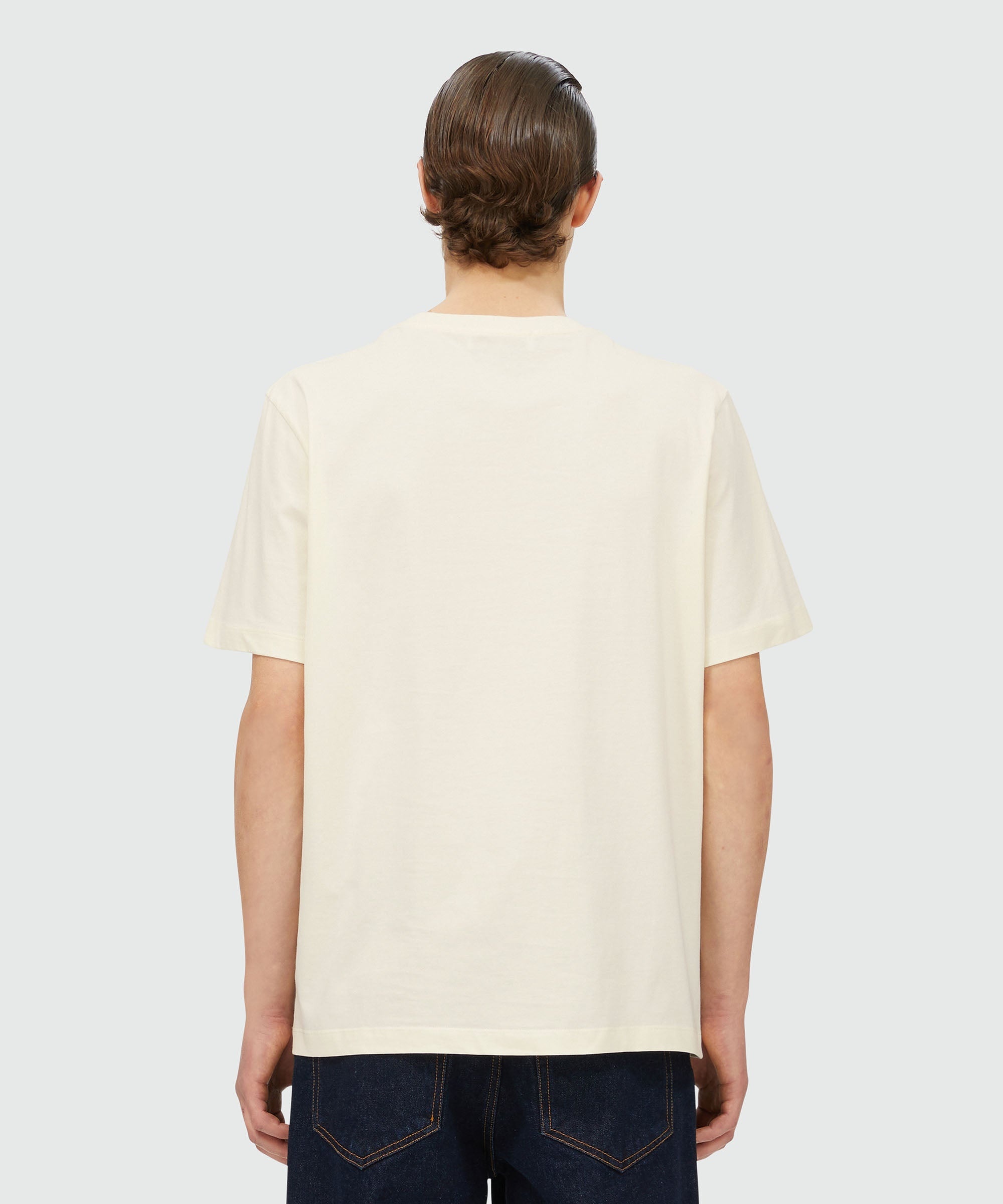 Jersey T-shirt with micro logo print - 3