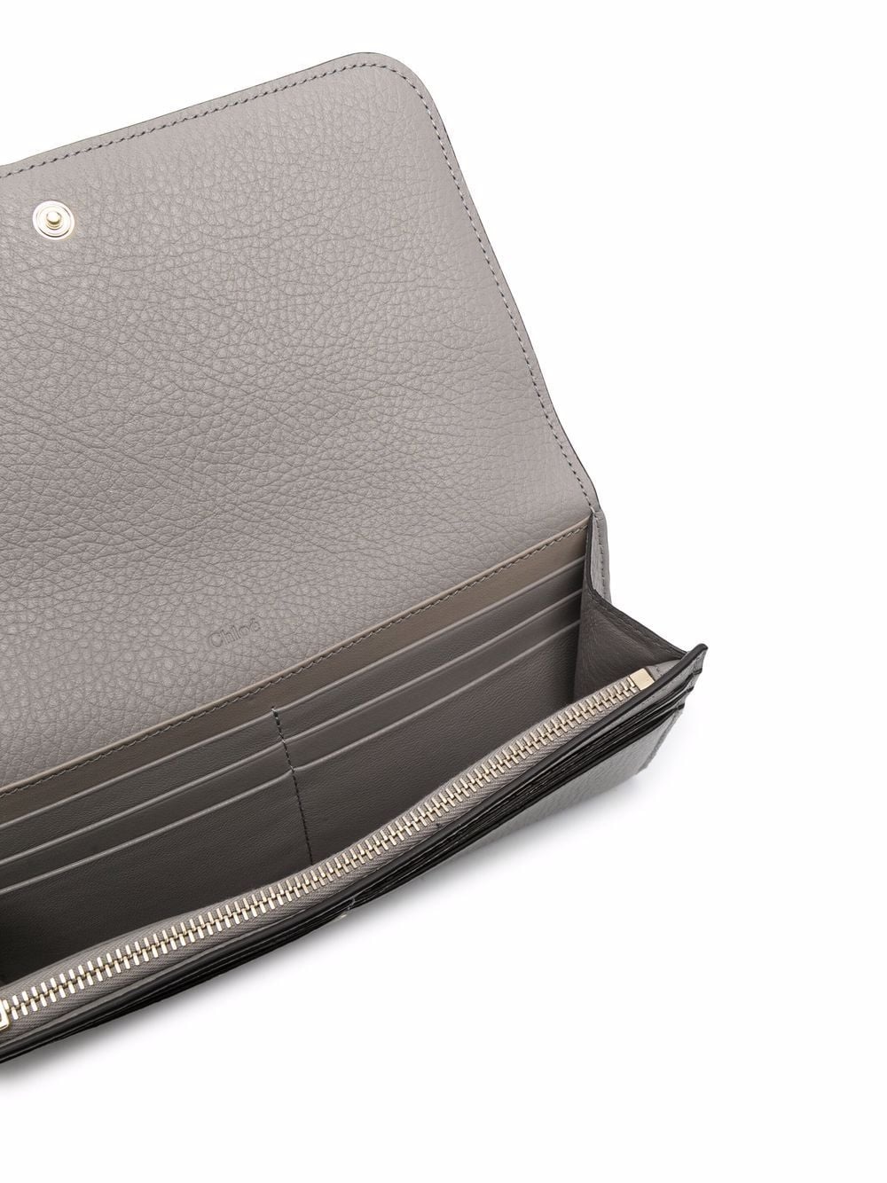 Alphabet textured-leather wallet - 3