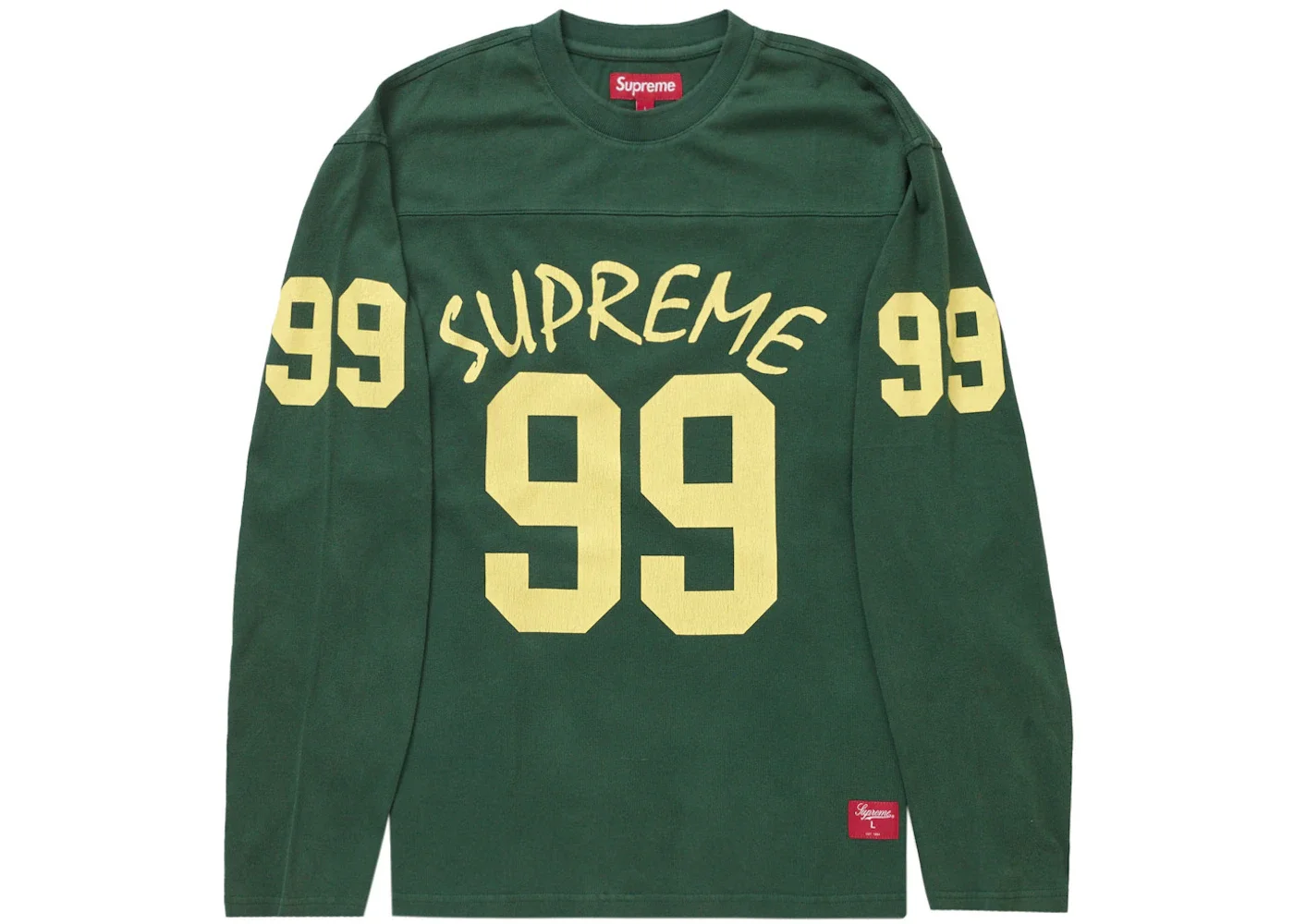 Supreme 99 L/S Football Top Green - 1