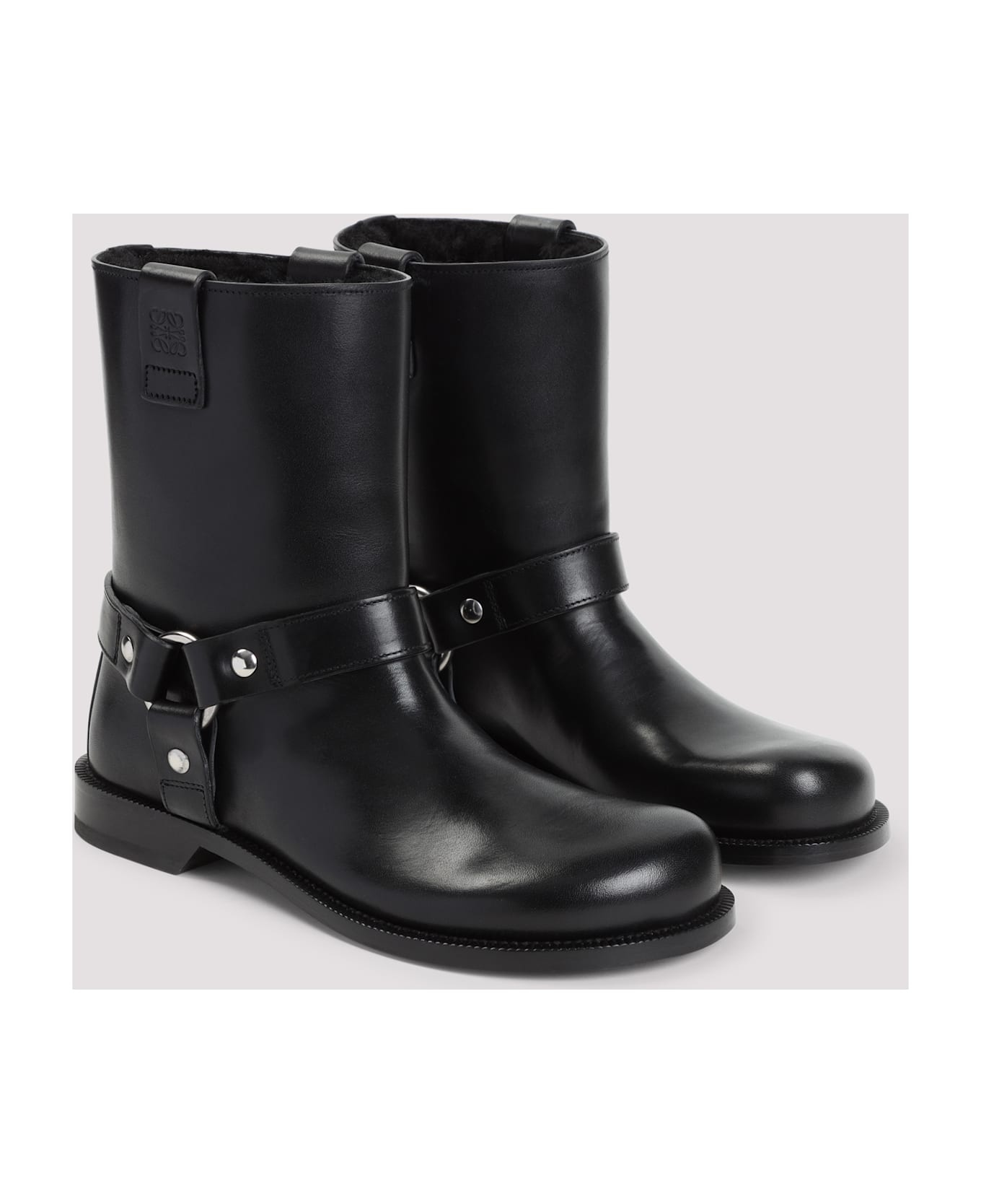 Campo Biker Shearling Boots - 5