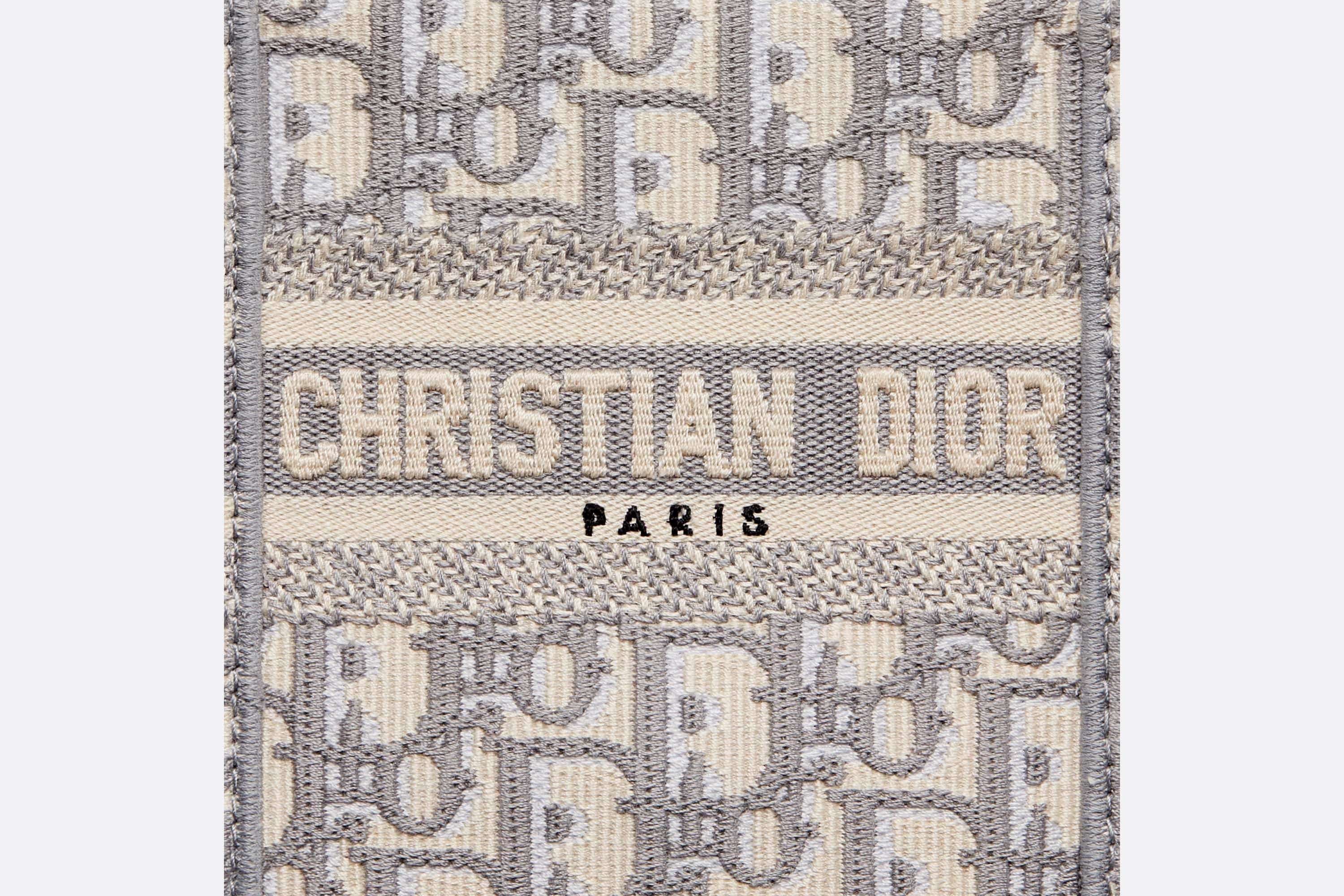Mini Vertical Dior Book Tote with Strap - 6