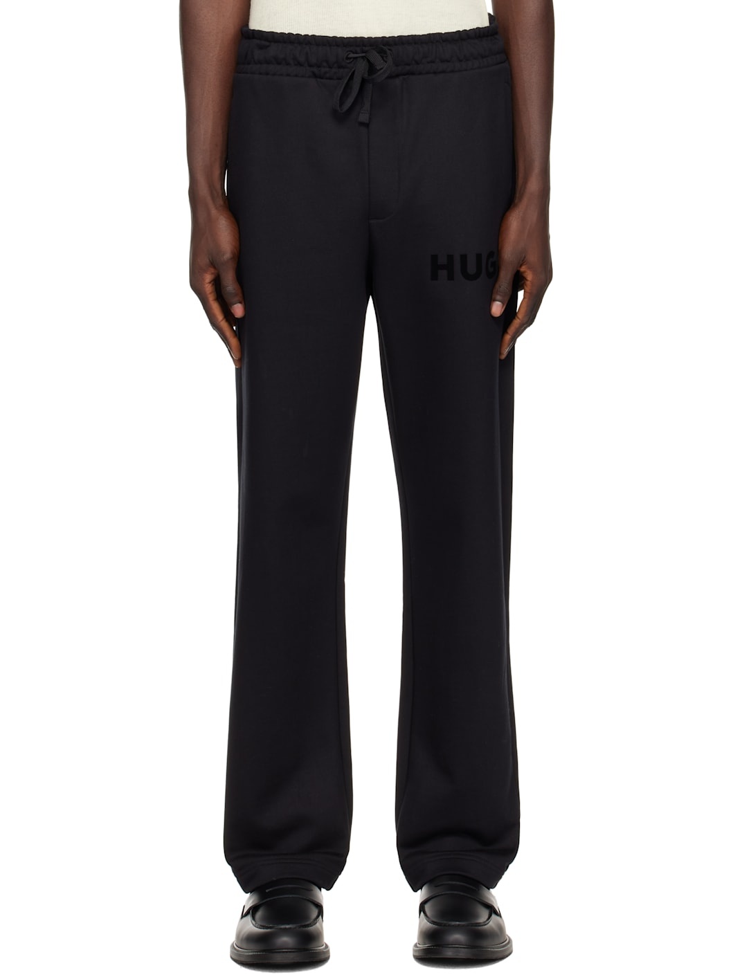Black Jersey Sweatpants - 1