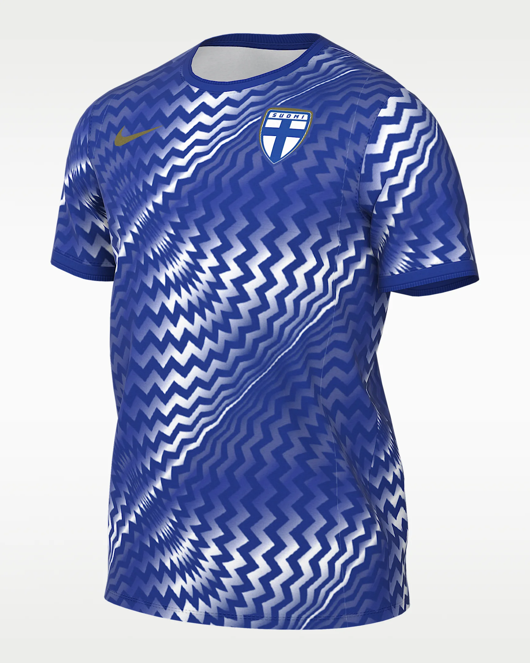 Finland Men's Nike Dri-FIT Soccer Pre-Match Short-Sleeve Top - 1