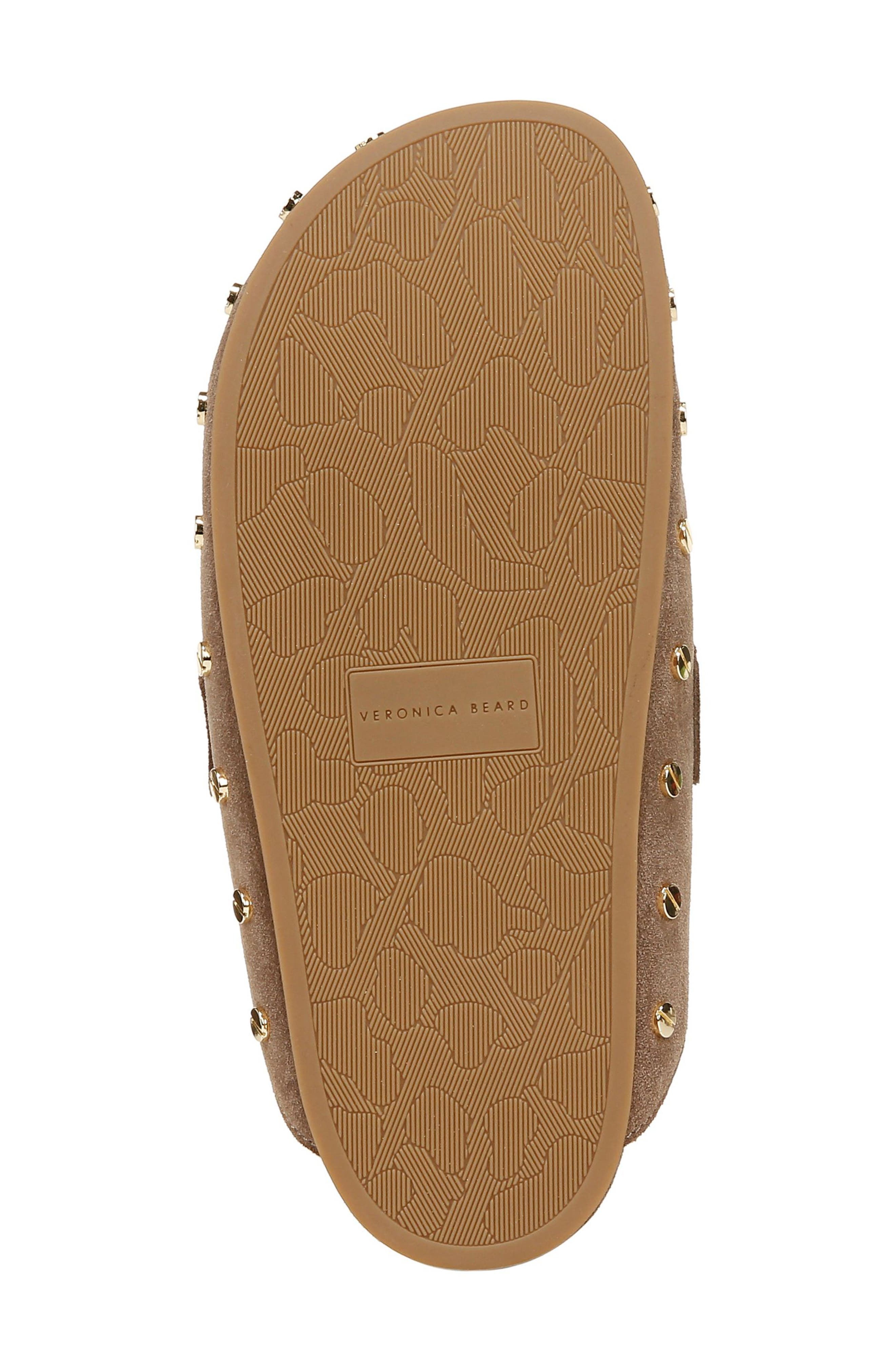 Veronica Beard Fern 2 Genuine Shearling Clog in Taupe at Nordstrom - 6