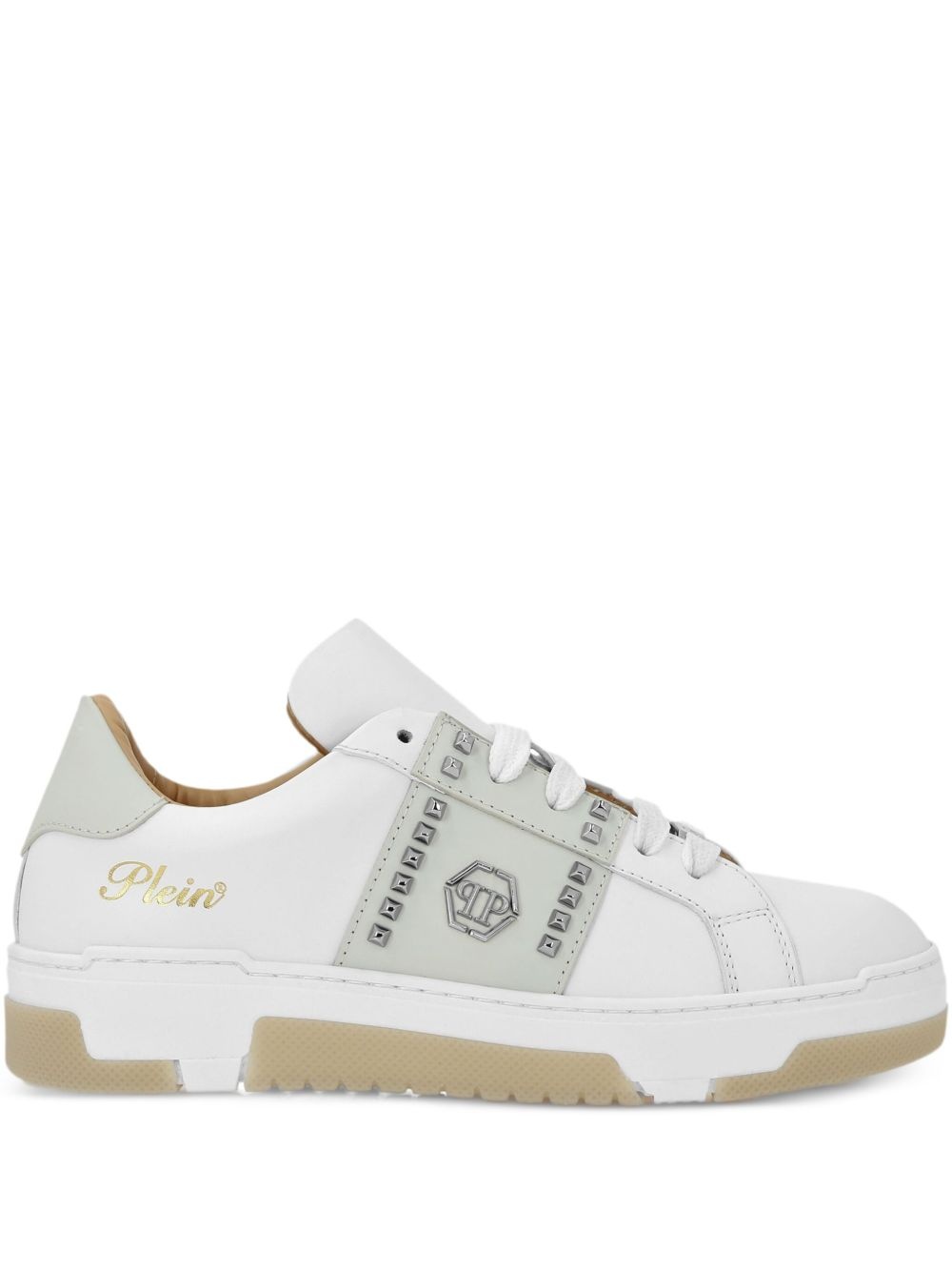 leather sneakers - 1