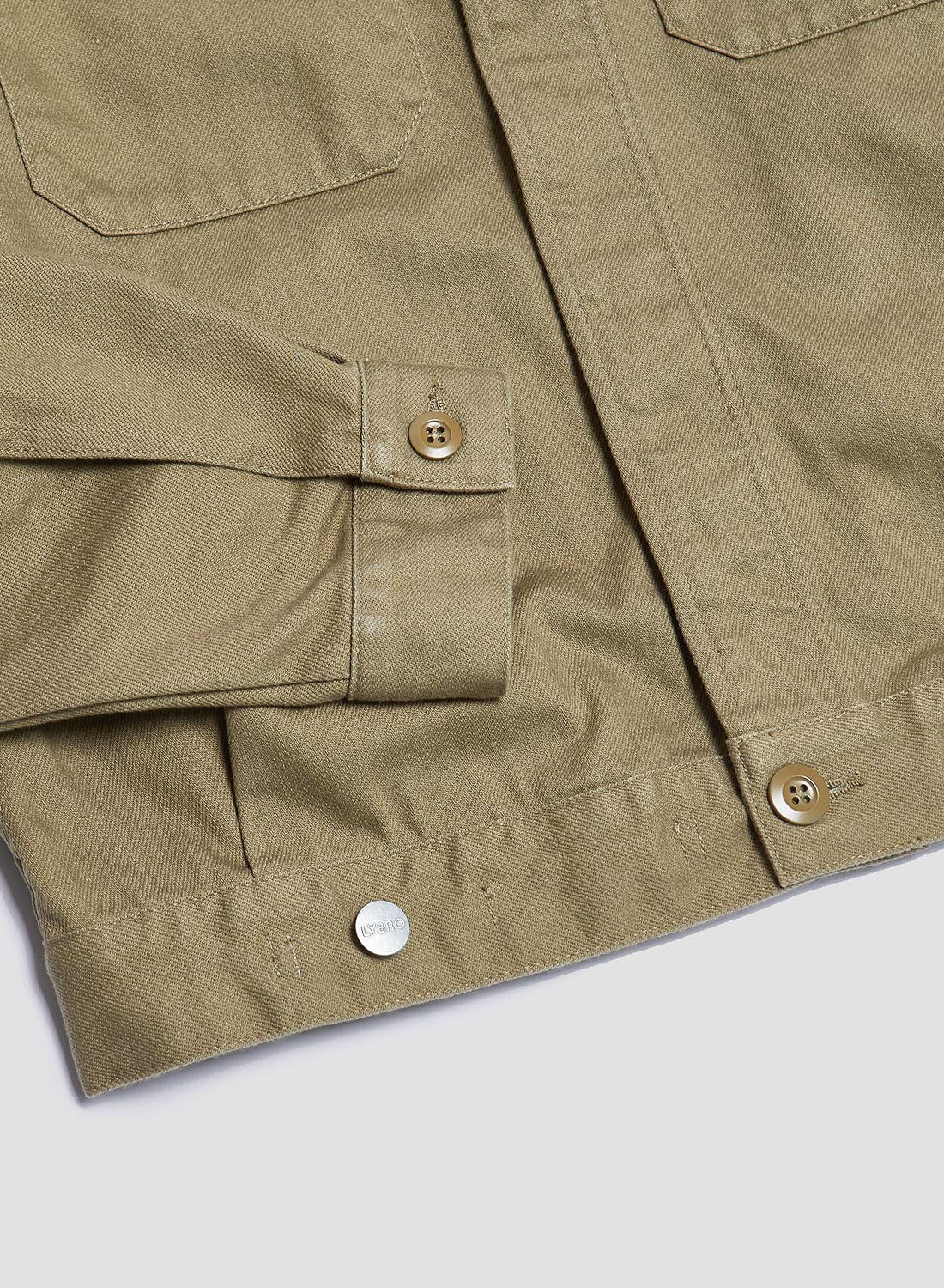 Short Jacket Heavy Cotton in Army - 7