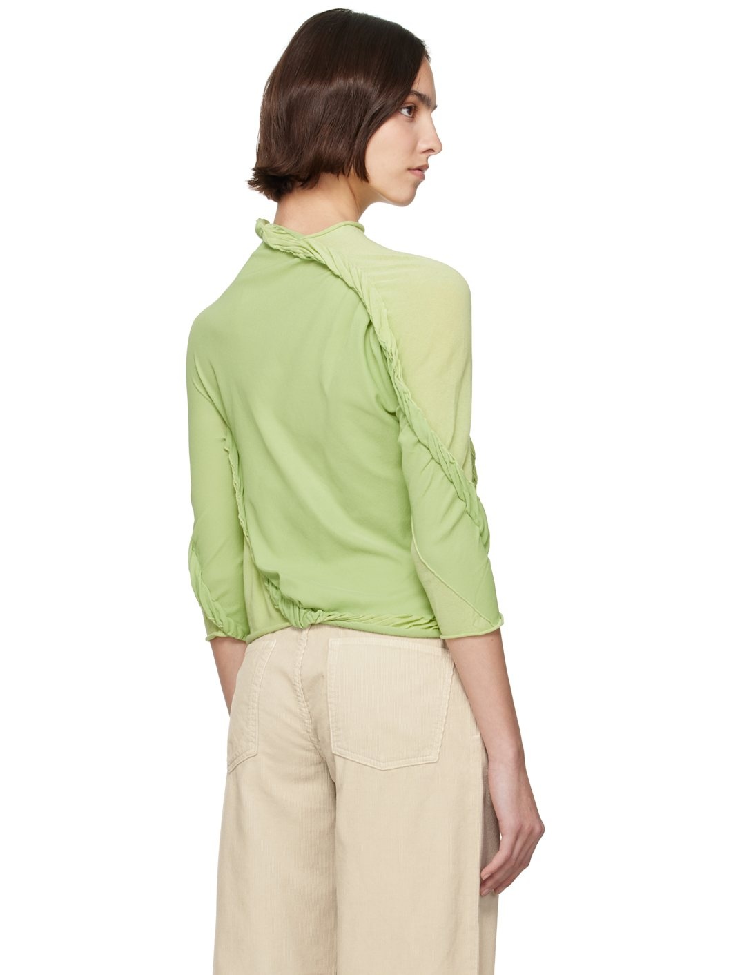 Green Beanstalk Turtleneck - 3
