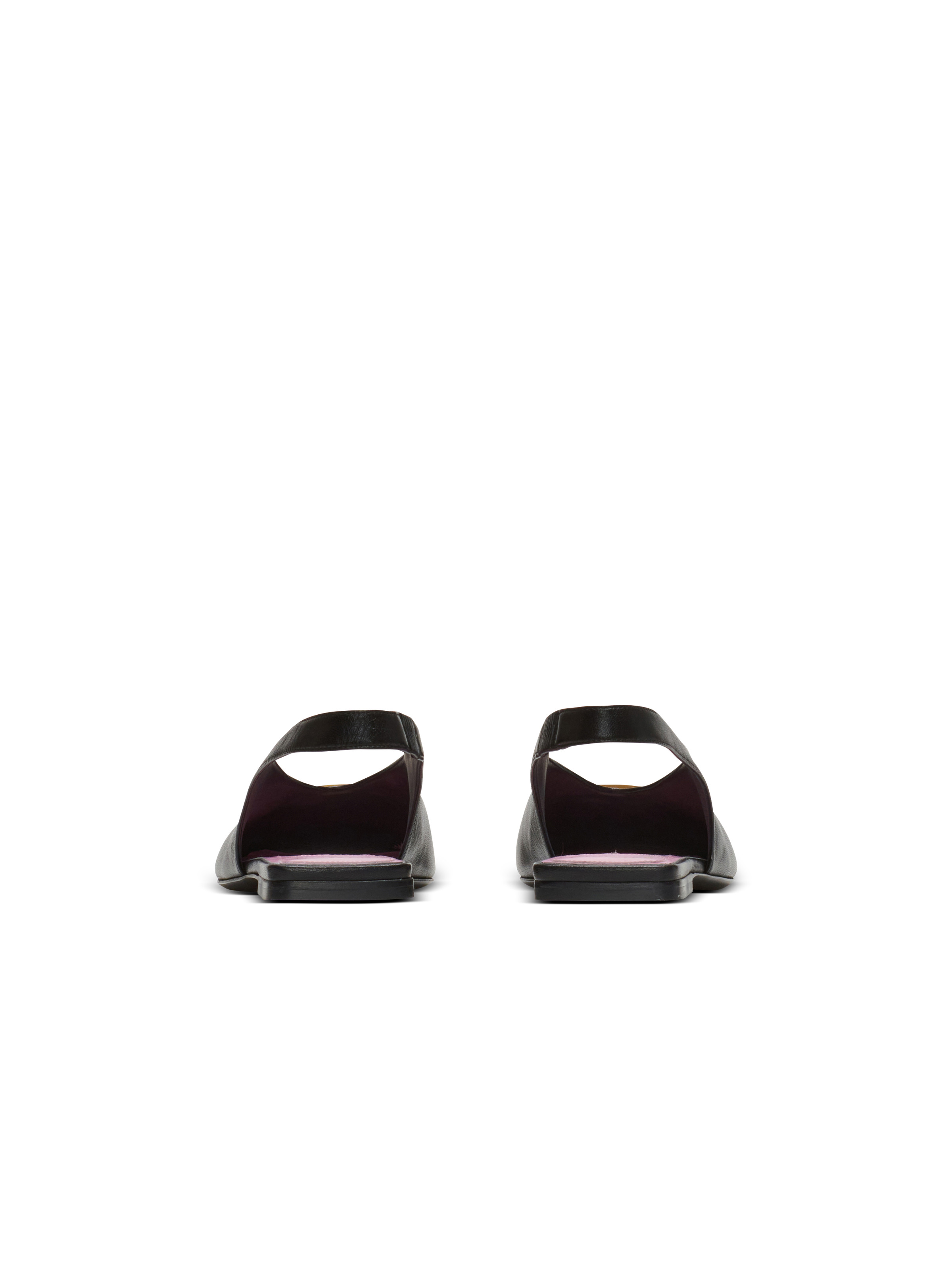 Flat Eden slingbacks in lambskin leather - 4
