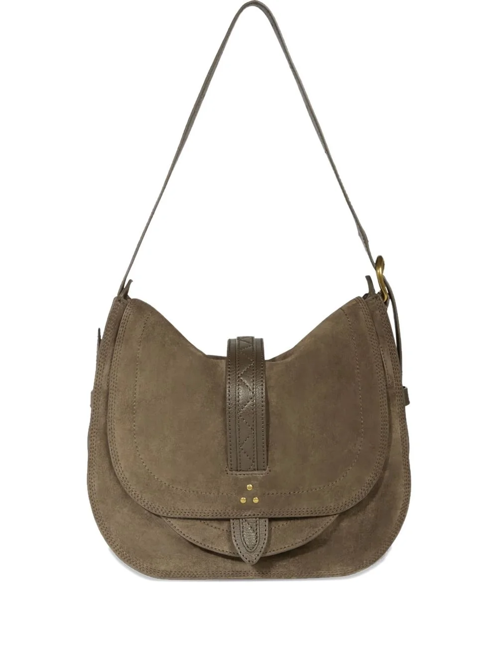 leather cross-body bag - 1