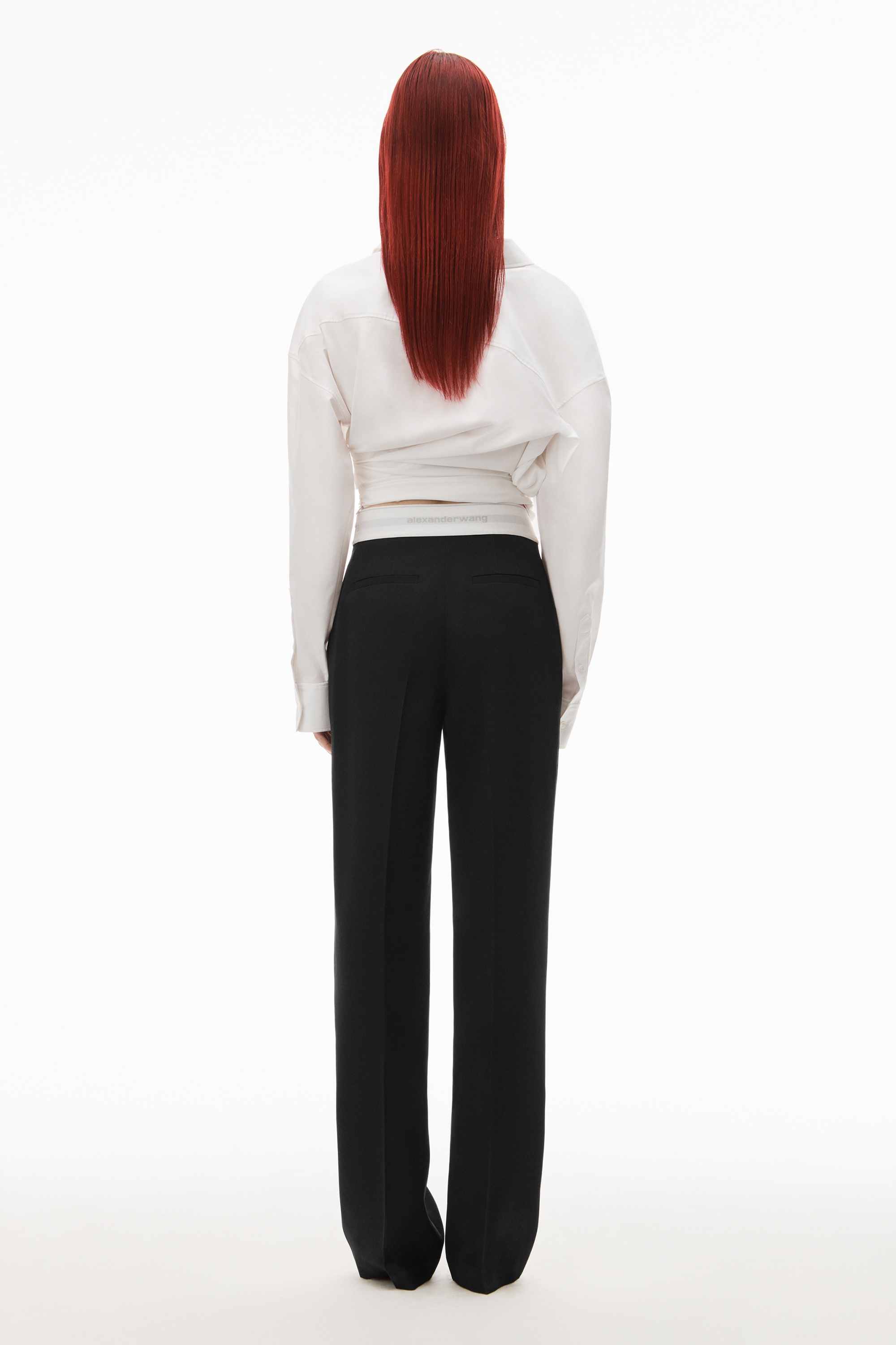 PLEATED TROUSER IN WOOL TAILORING - 4