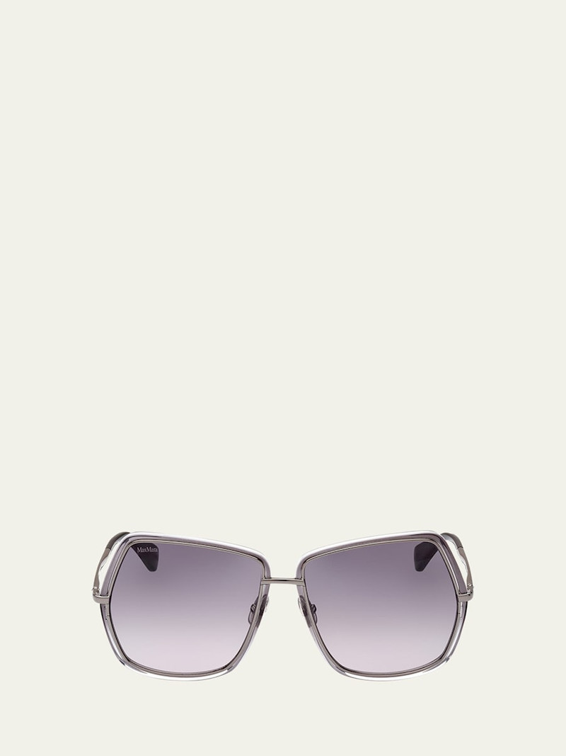 Gradient Metal Butterfly Sunglasses 1