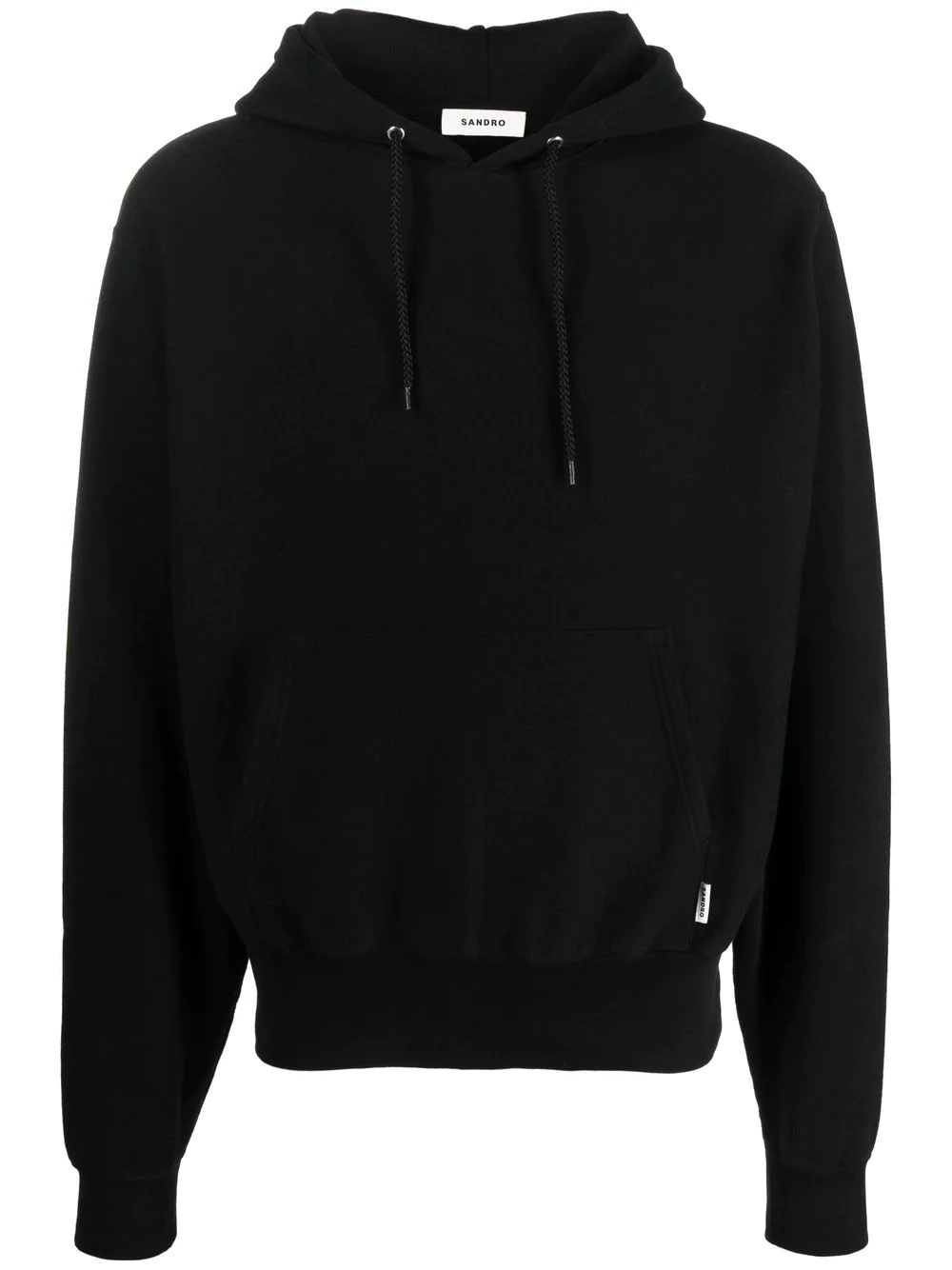 logo-tag oversize hoodie - 1