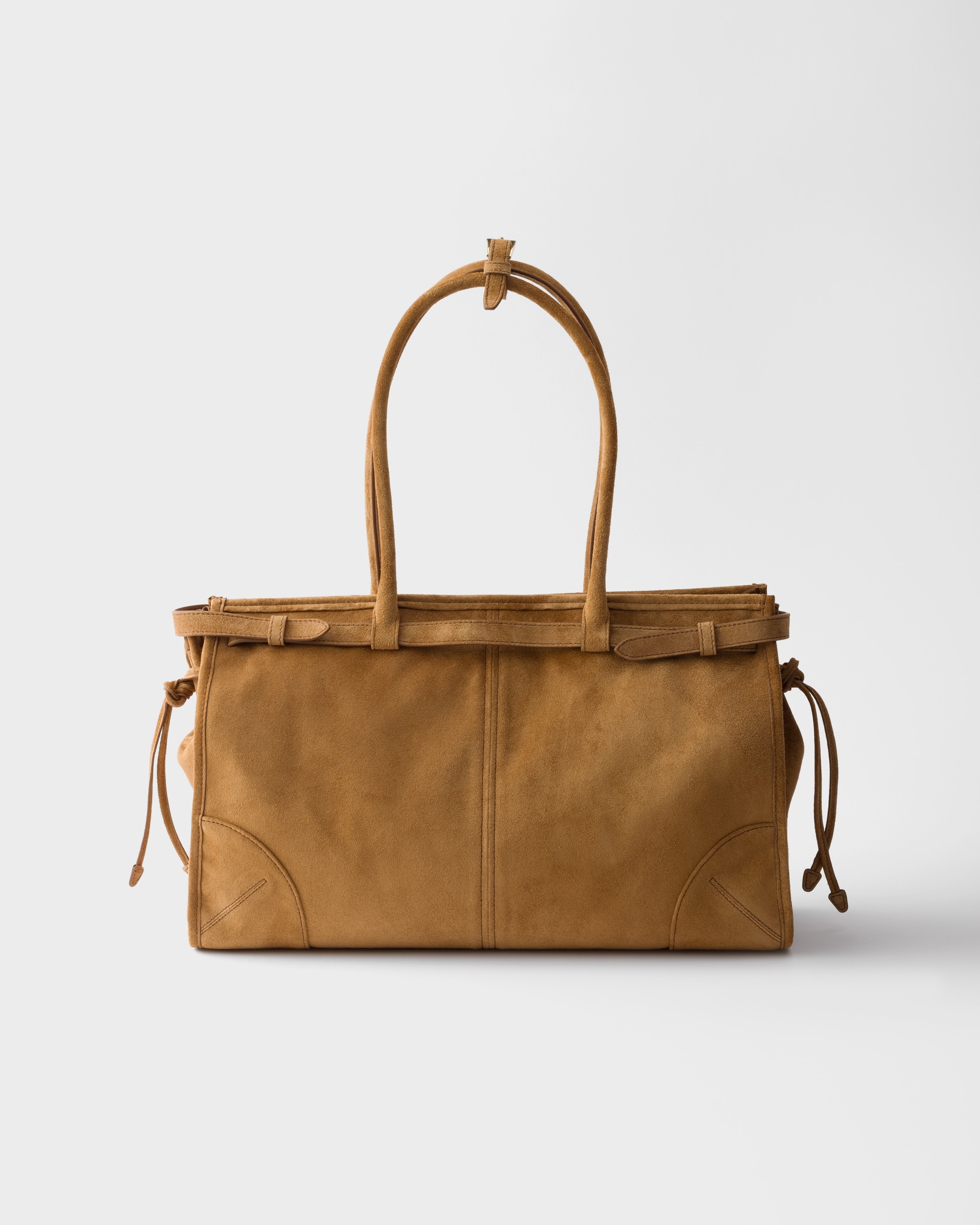 Prada Bonnie large suede handbag - 4