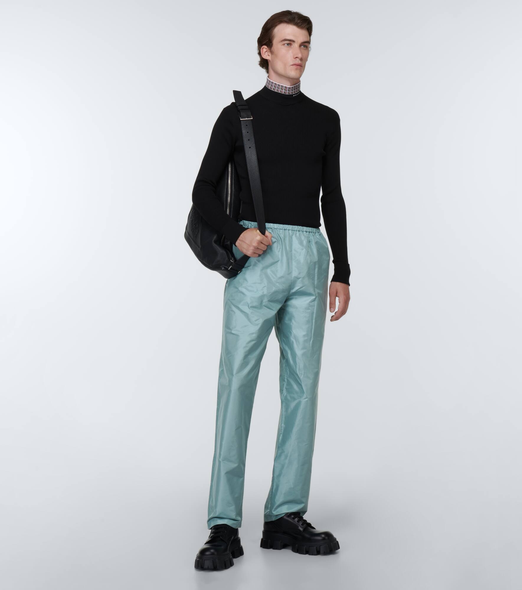 Silk wide-leg pants - 2