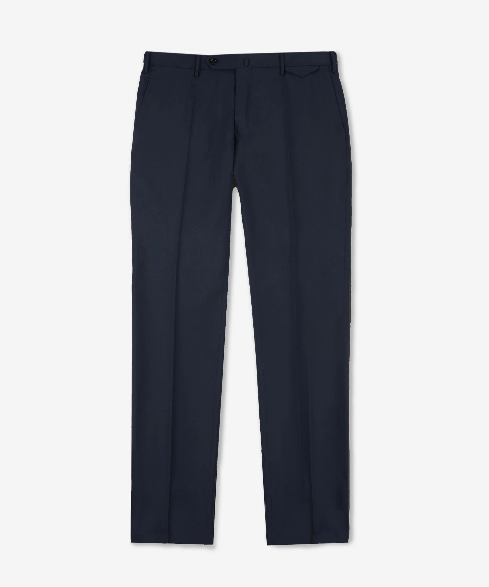 Slim-fit certified tropical wool trousers - 1