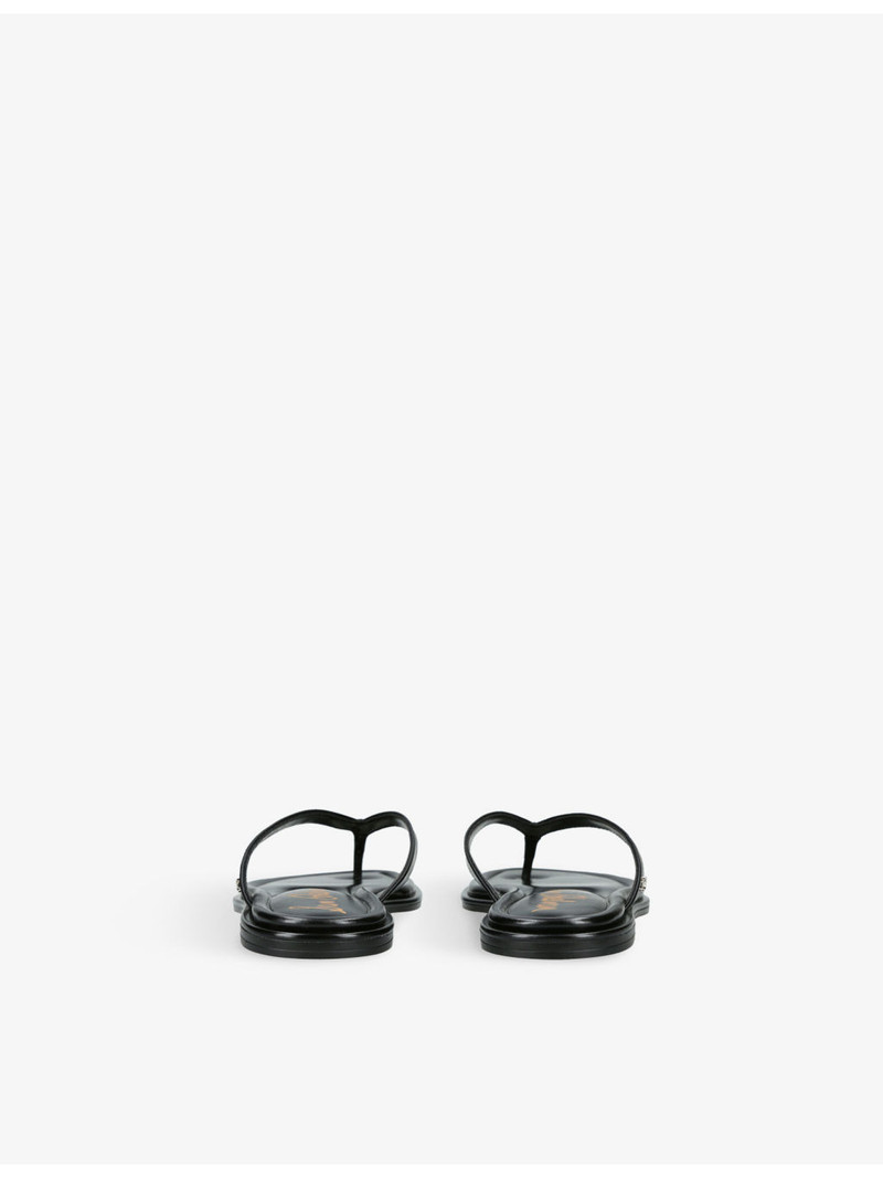 Sam Edelman Remi Faux-Leather Flat Sandals outlook