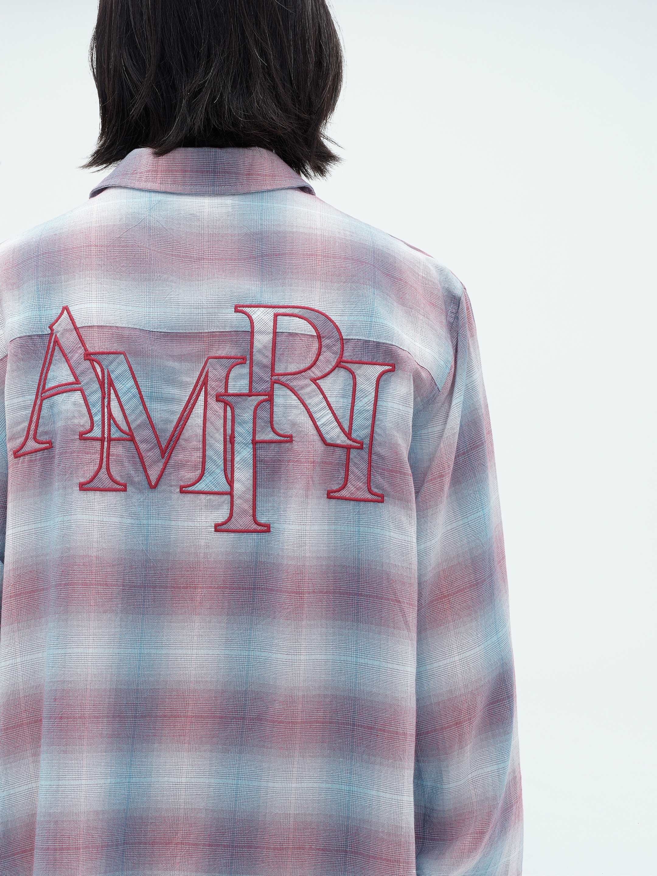 AMIRI AMIRI STAGGERED PLAID FLANNEL | REVERSIBLE