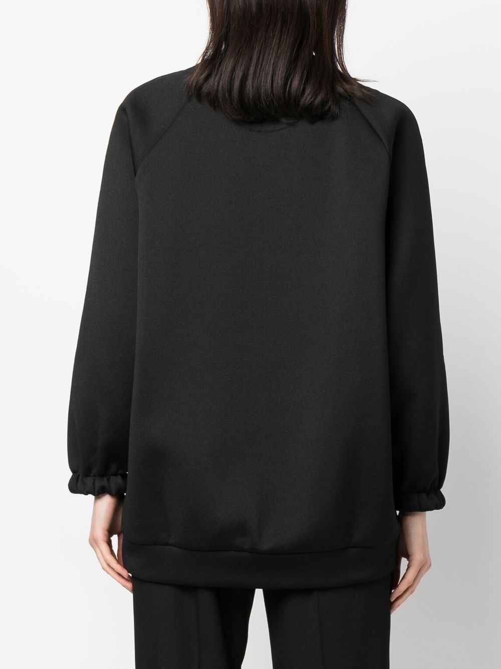 logo-embellished long-sleeved sweater - 4