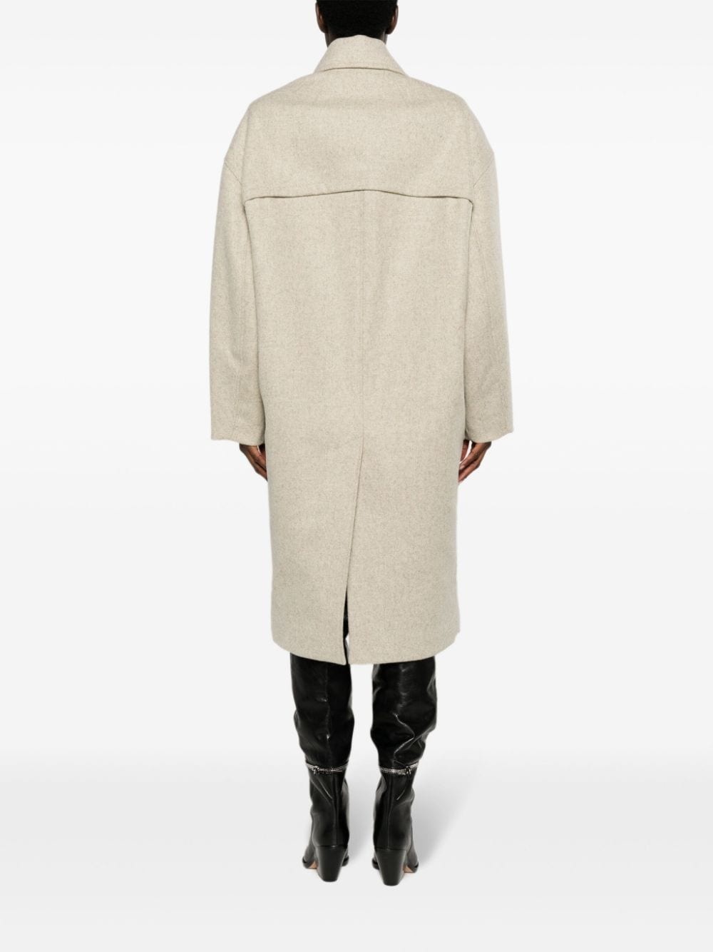 ダウンジャケット・コート Isabel Marant Oversized Double-Breasted Coat ISABEL MARANT Oversized double-breasted brushed wool coat