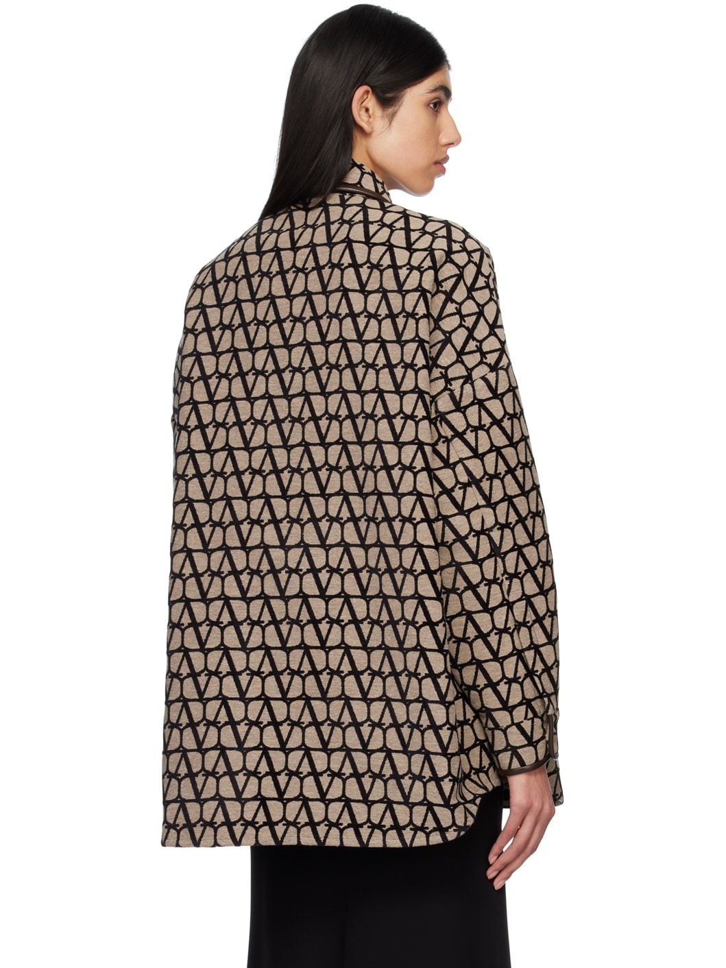 Beige VLogo Jacket - 3