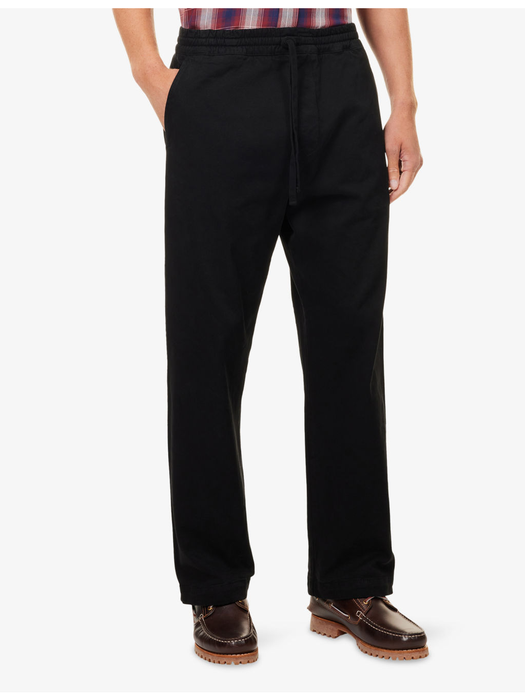Floyde Wide-Leg Stretch-Cotton Trousers - 3