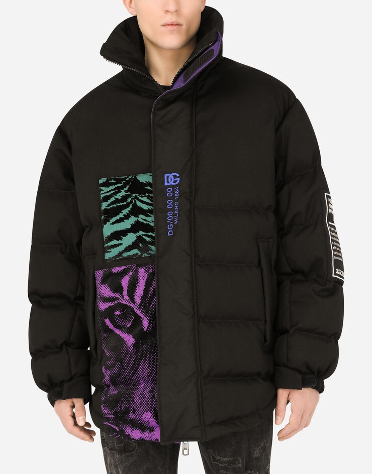 Cordura jacket with tiger print - 4