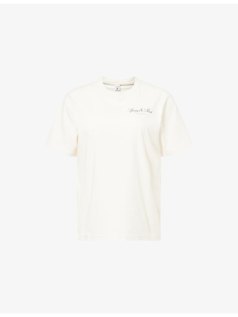 Vendome LA Brand-Print Cotton-Jersey T-Shirt 1