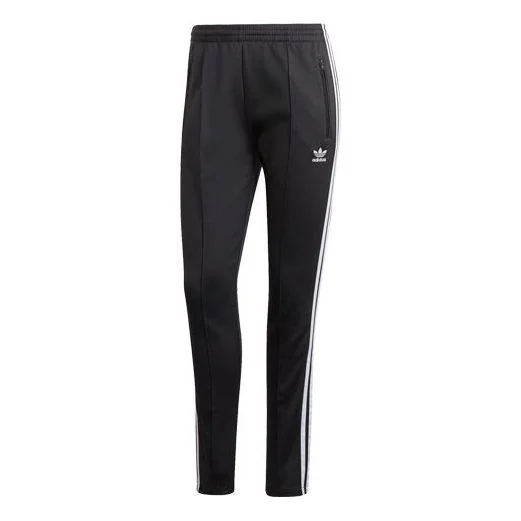 (WMNS) adidas originals Sst Pants Pb Slim Fit Athletics Training Sports Pants Black GD2361 - 1