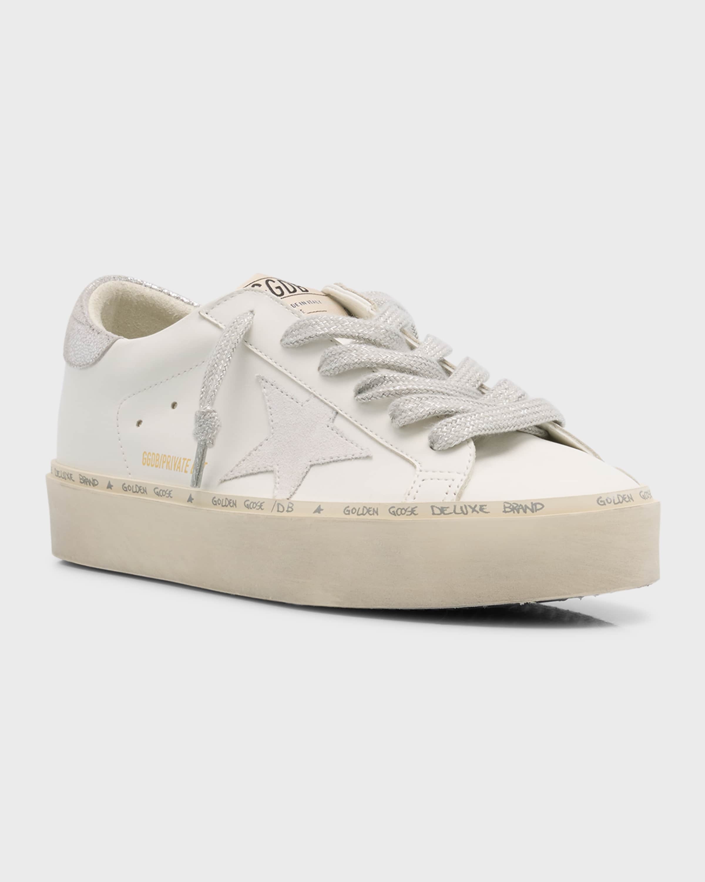 Hi Star Mixed Leather Low-Top Sneakers - 3