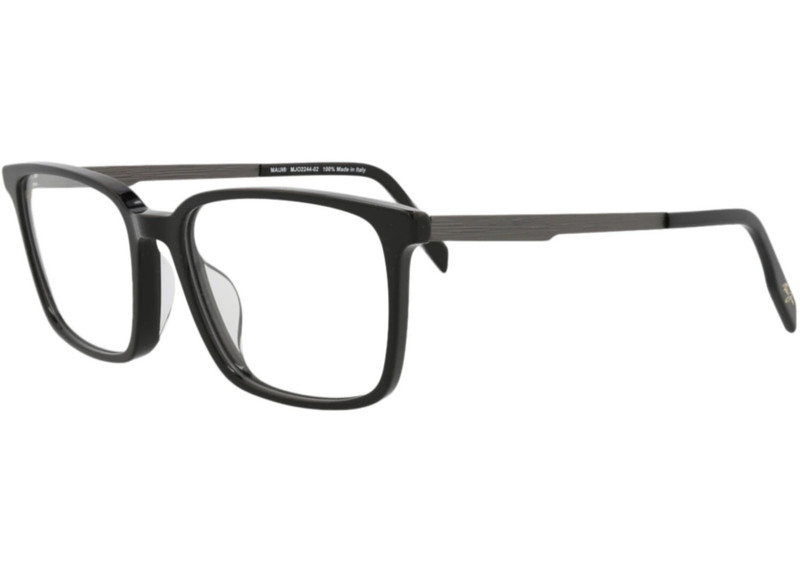 Maui Jim Maui Jim Square-Frame Acetate and Stainless Steel Optical Frames Black Black Transparent (MJO2244-02 outlook