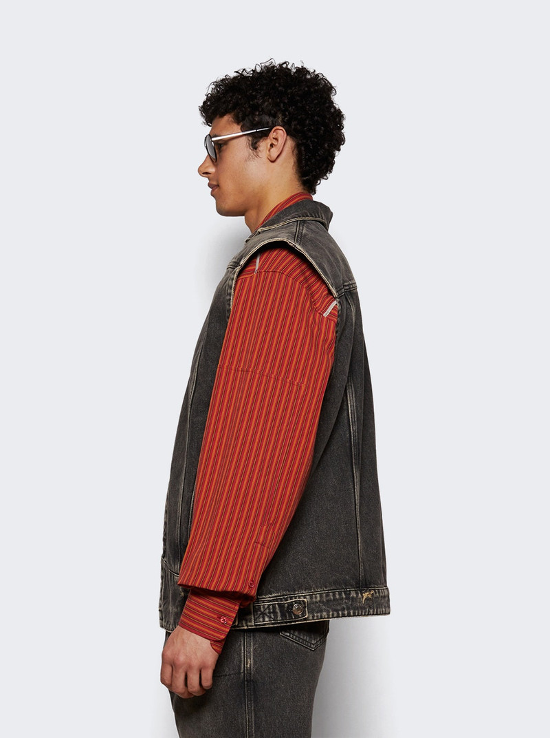 Denim Vest Black 3