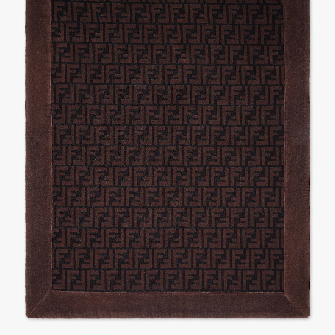 Brown cotton beach towel - 3