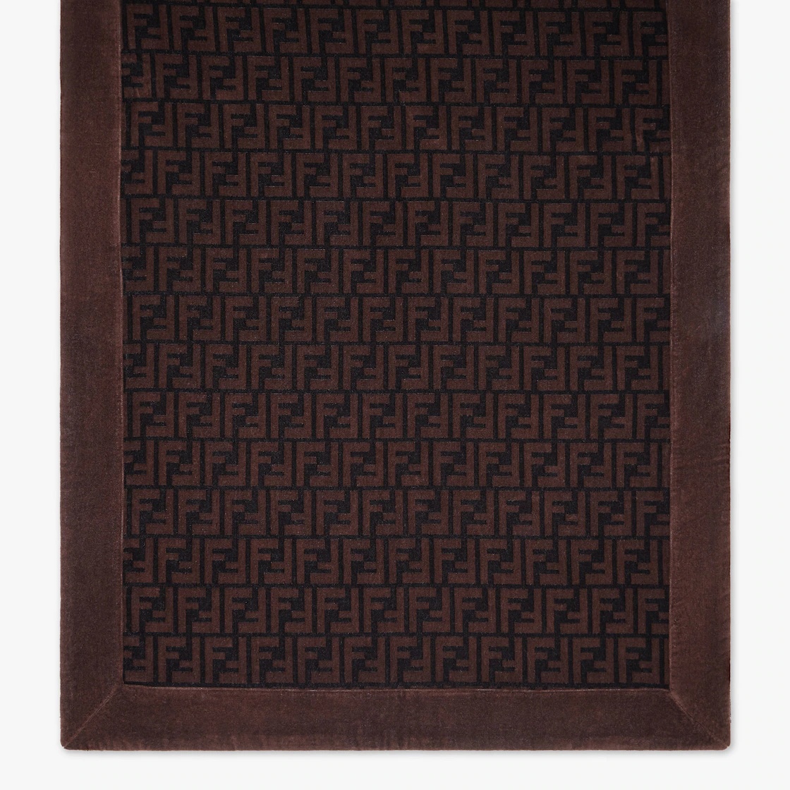 Brown cotton beach towel - 3