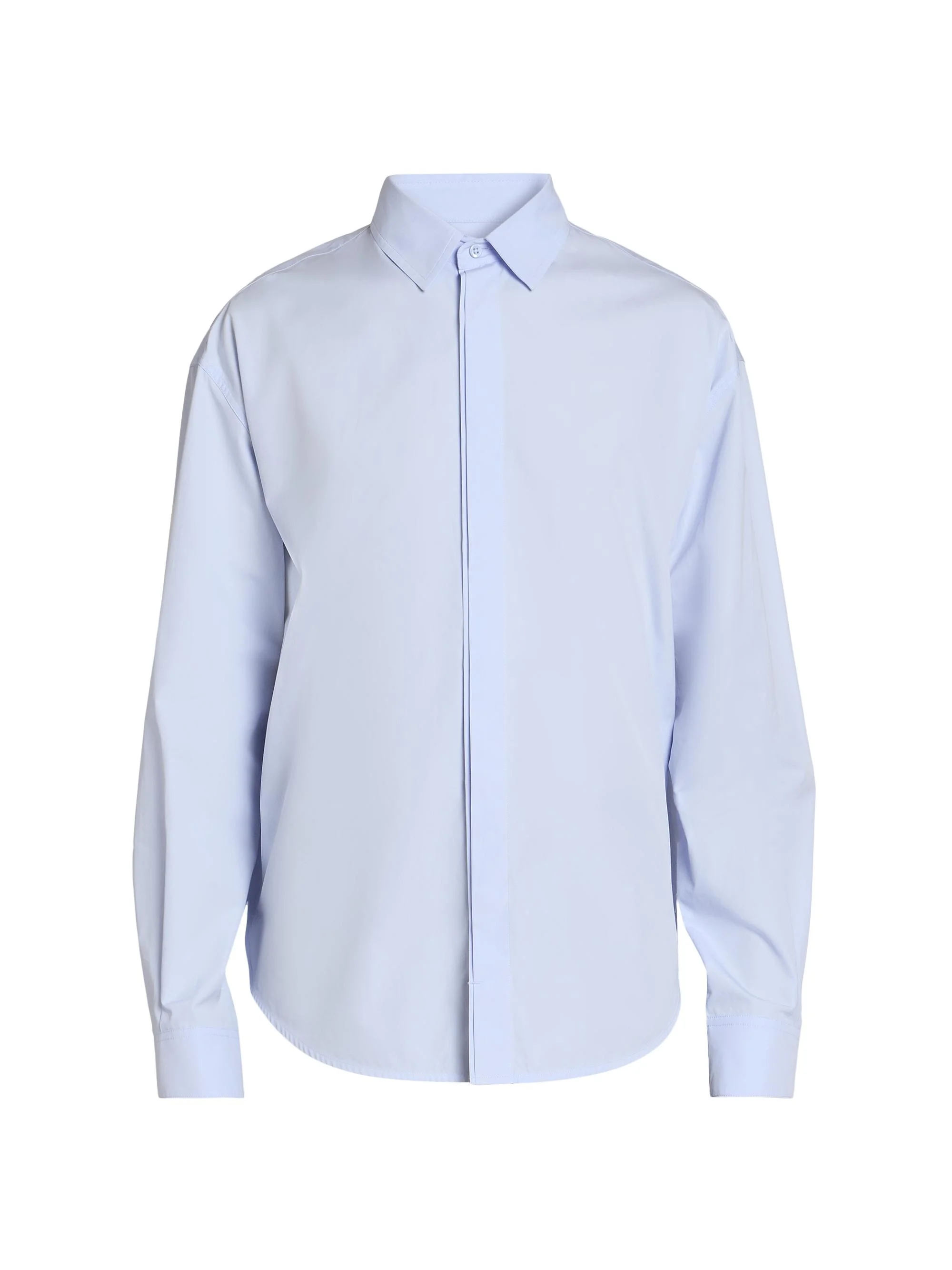 Men's Simon Cotton Button-Front Shirt - Diagonal Blue - 1
