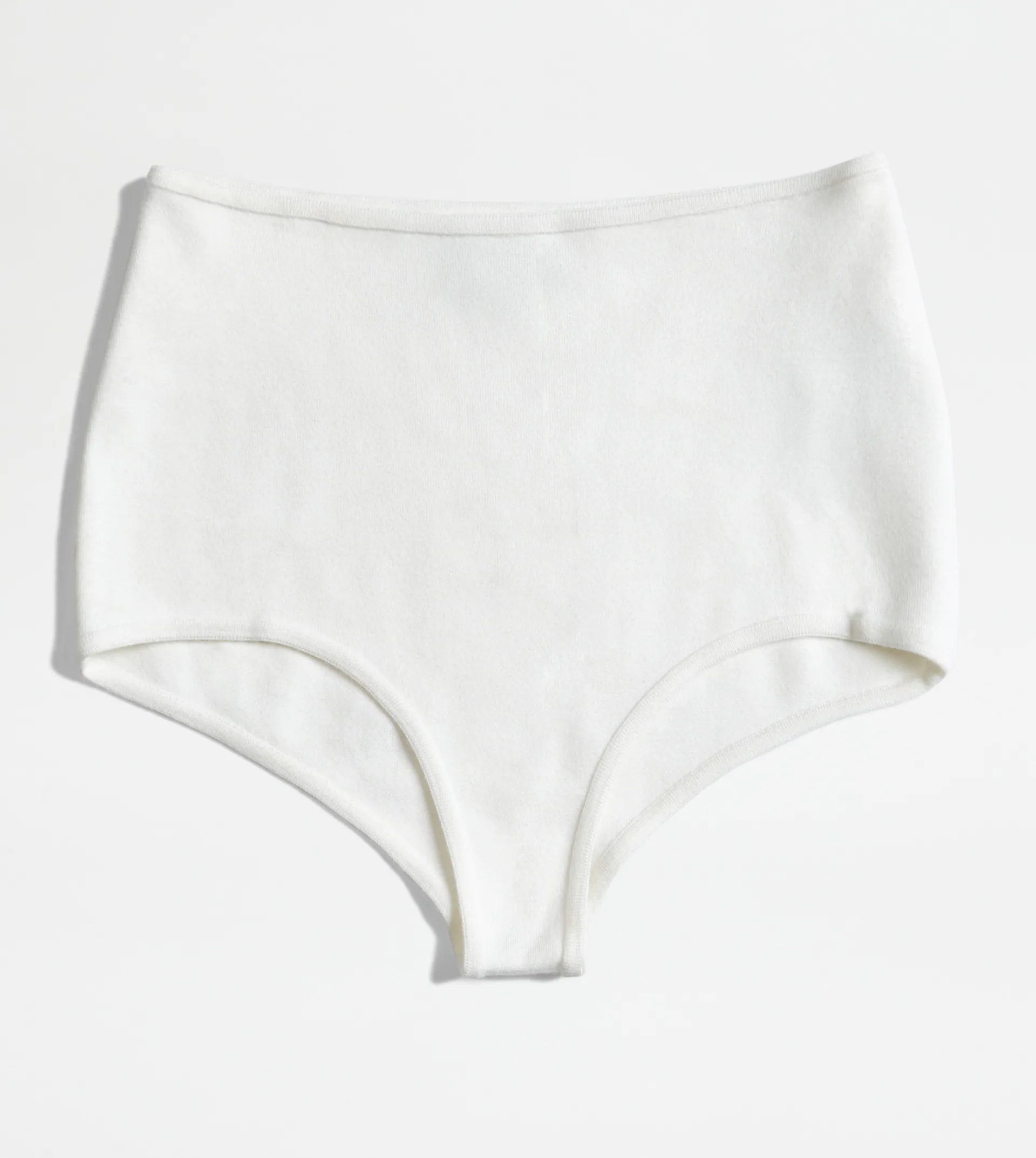 KNITTED FRENCH KNICKERS - OFF WHITE - 1