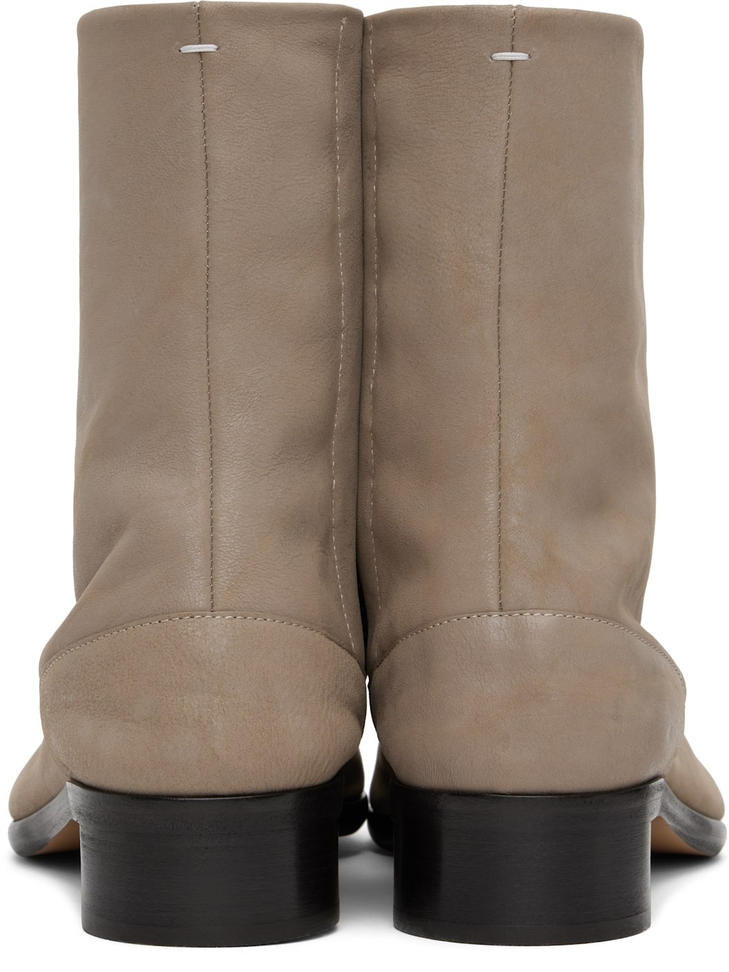 Gray Tabi Ankle Boots - 2