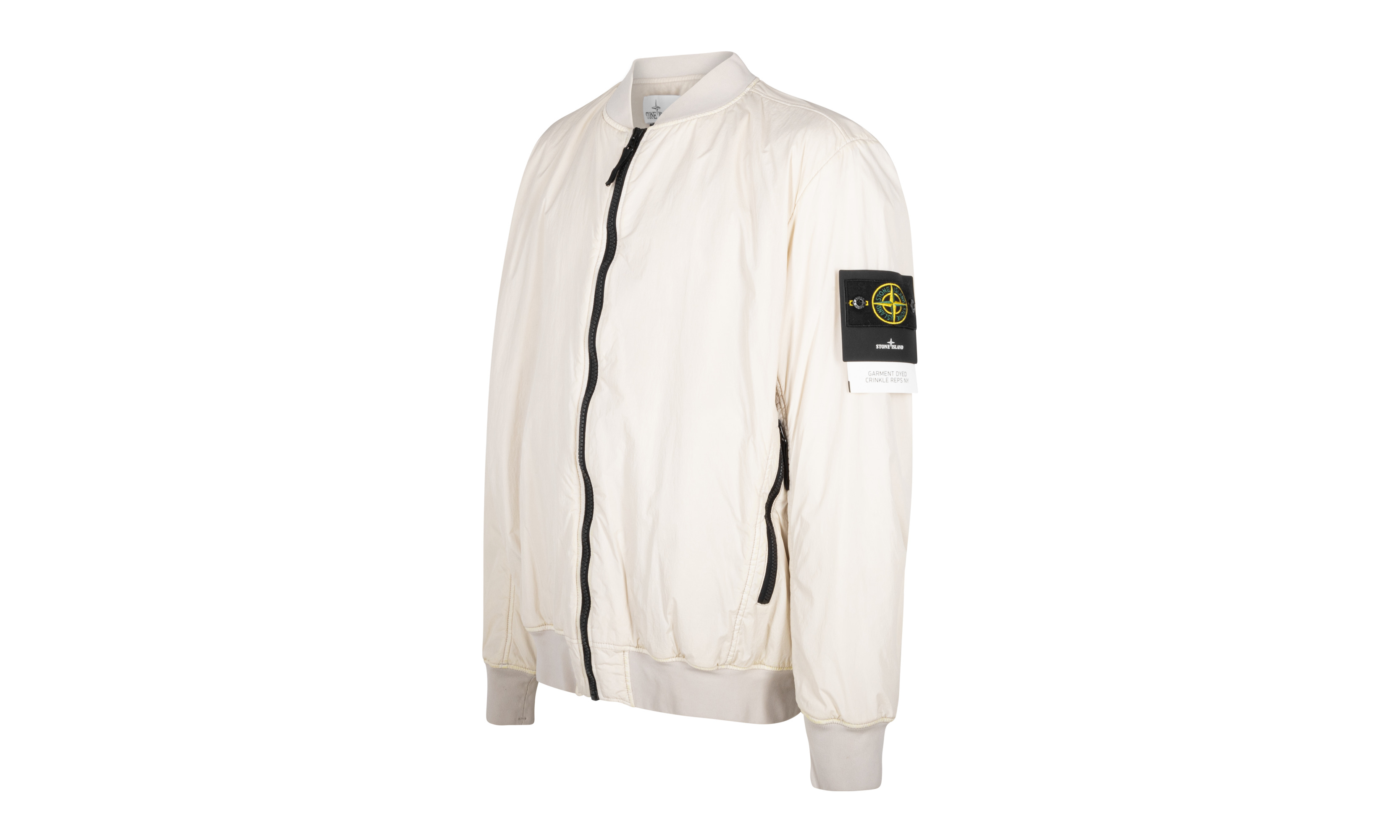 Crinkle Reps Hooded Down Jacket "Beige" - 2