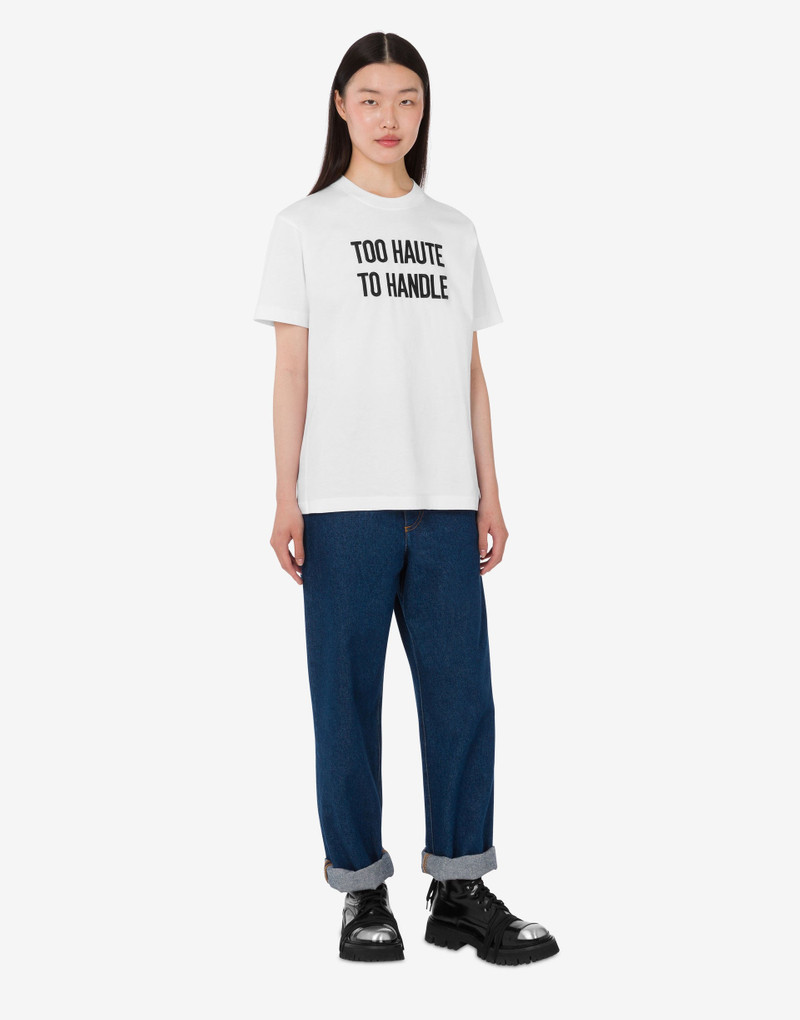 EMBROIDERED ORGANIC COTTON JERSEY T-SHIRT 1
