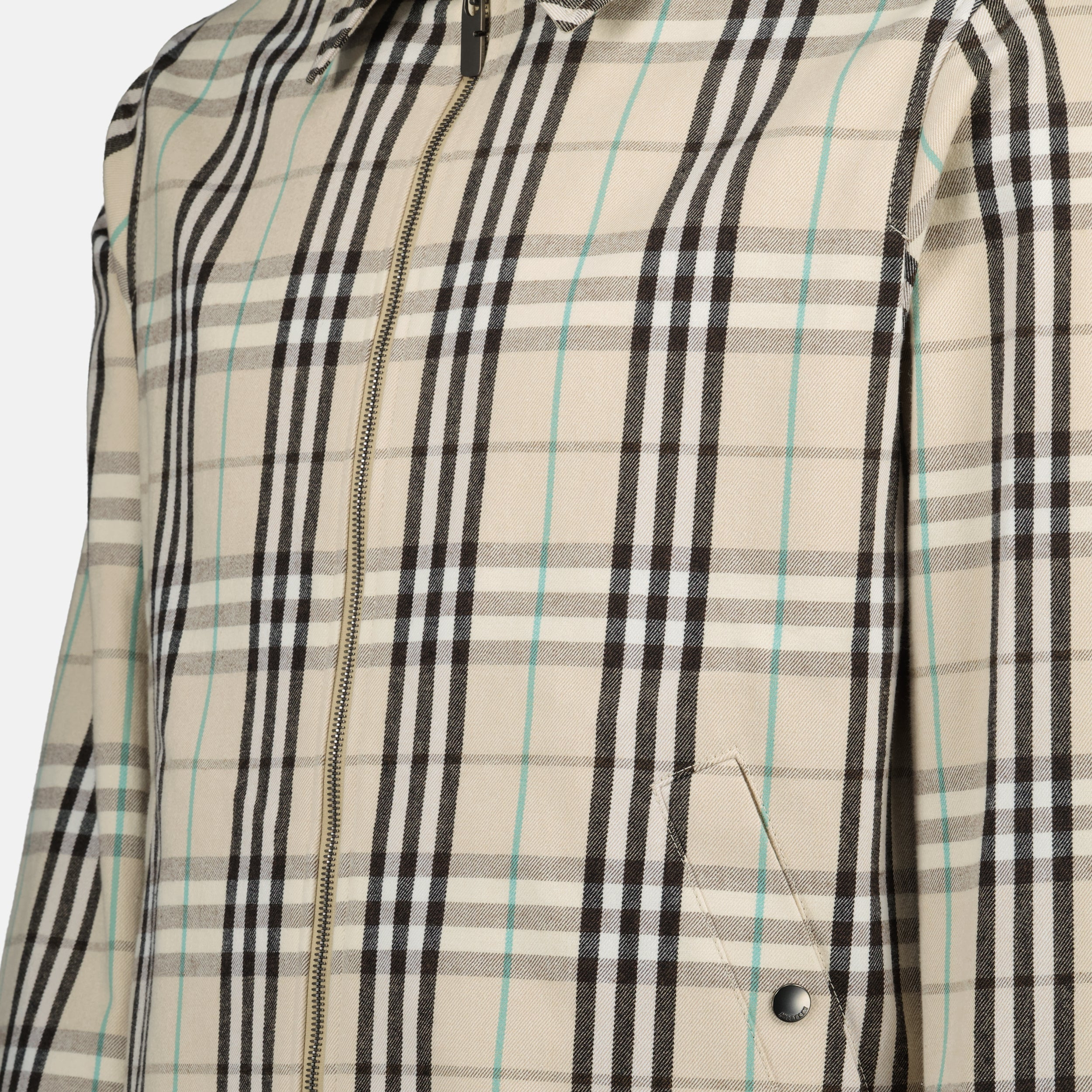 Veste Harrington à carreaux - 5