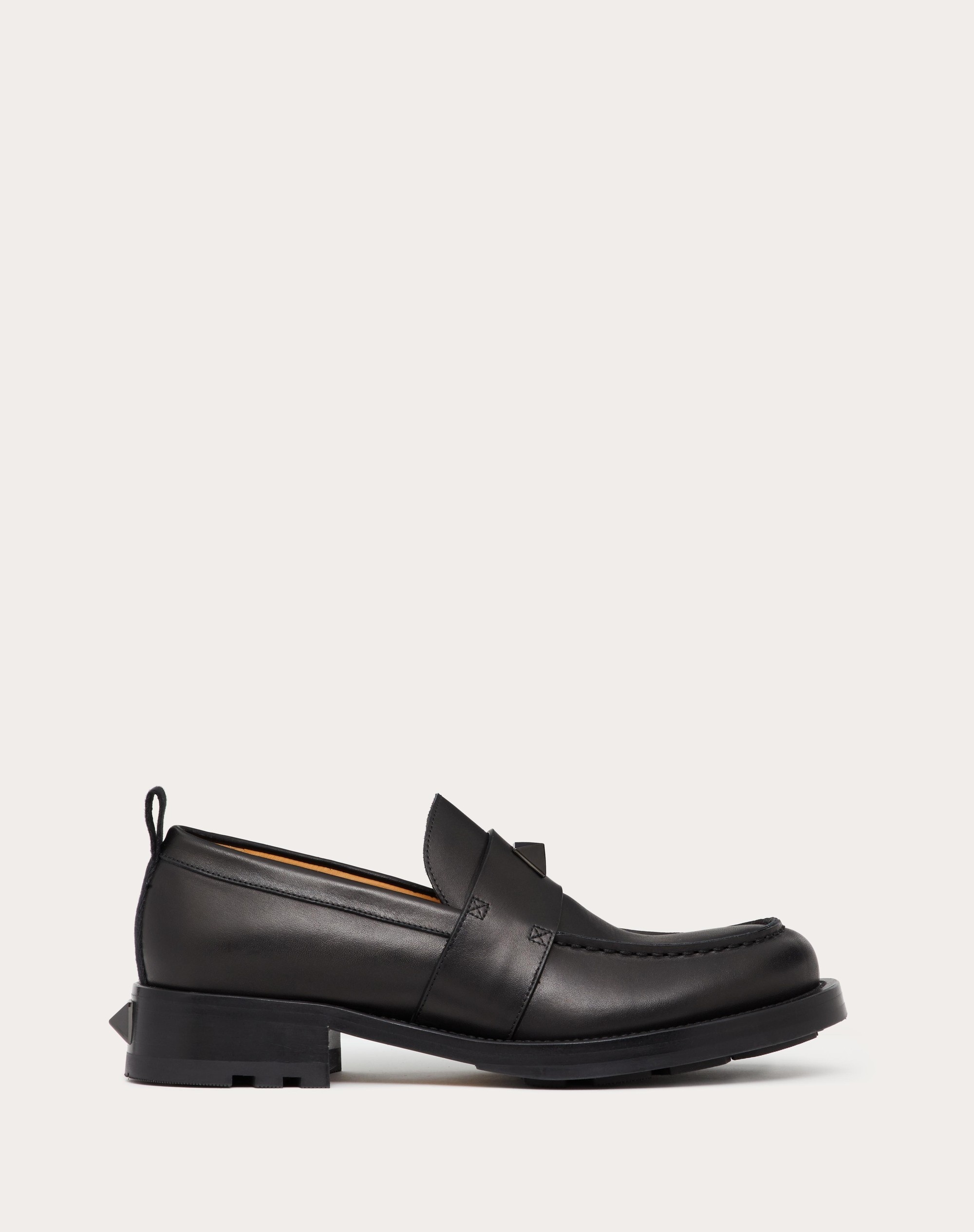 ROMAN STUD CALFSKIN LOAFER - 1