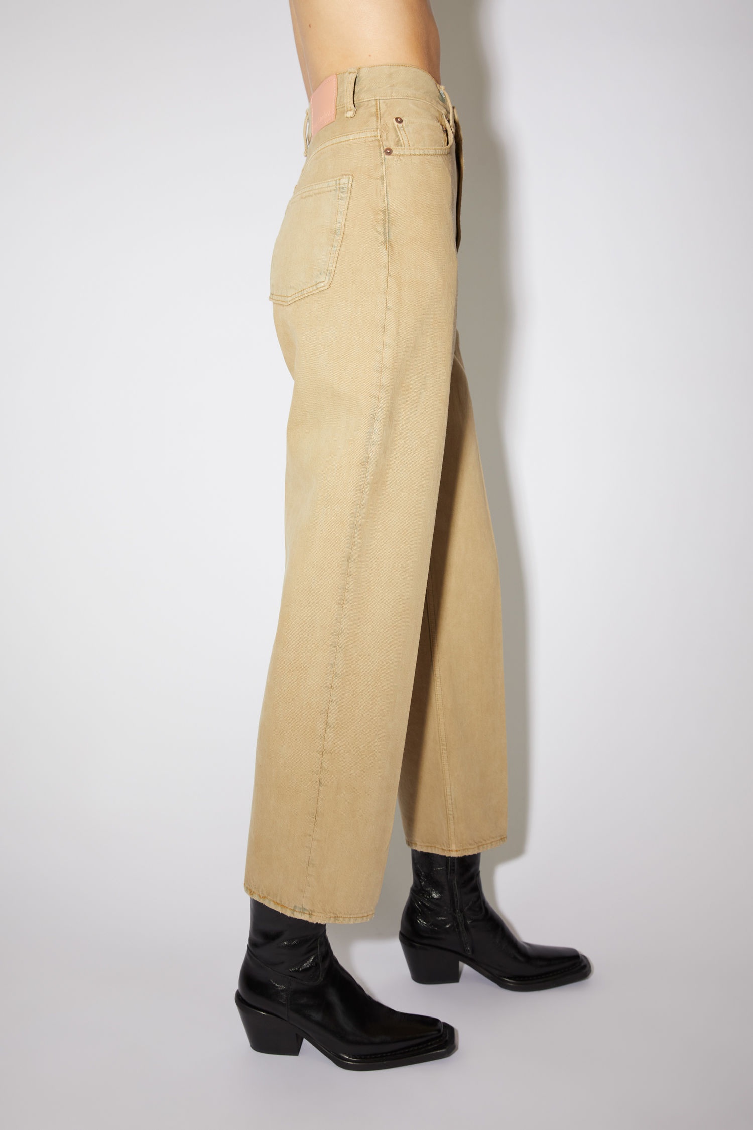 Relaxed fit jeans - Sand beige - 4