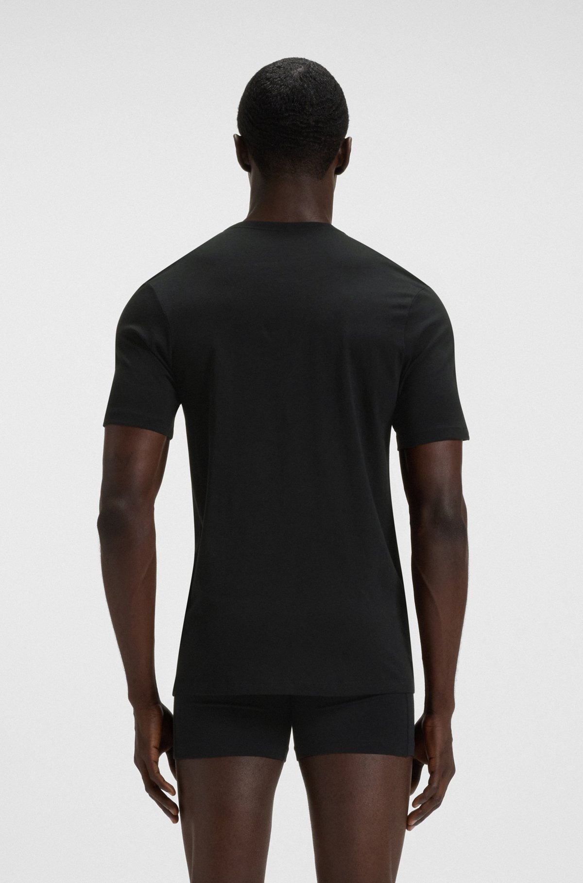 THREE-PACK OF LOGO-EMBROIDERED T-SHIRTS IN COTTON - 3
