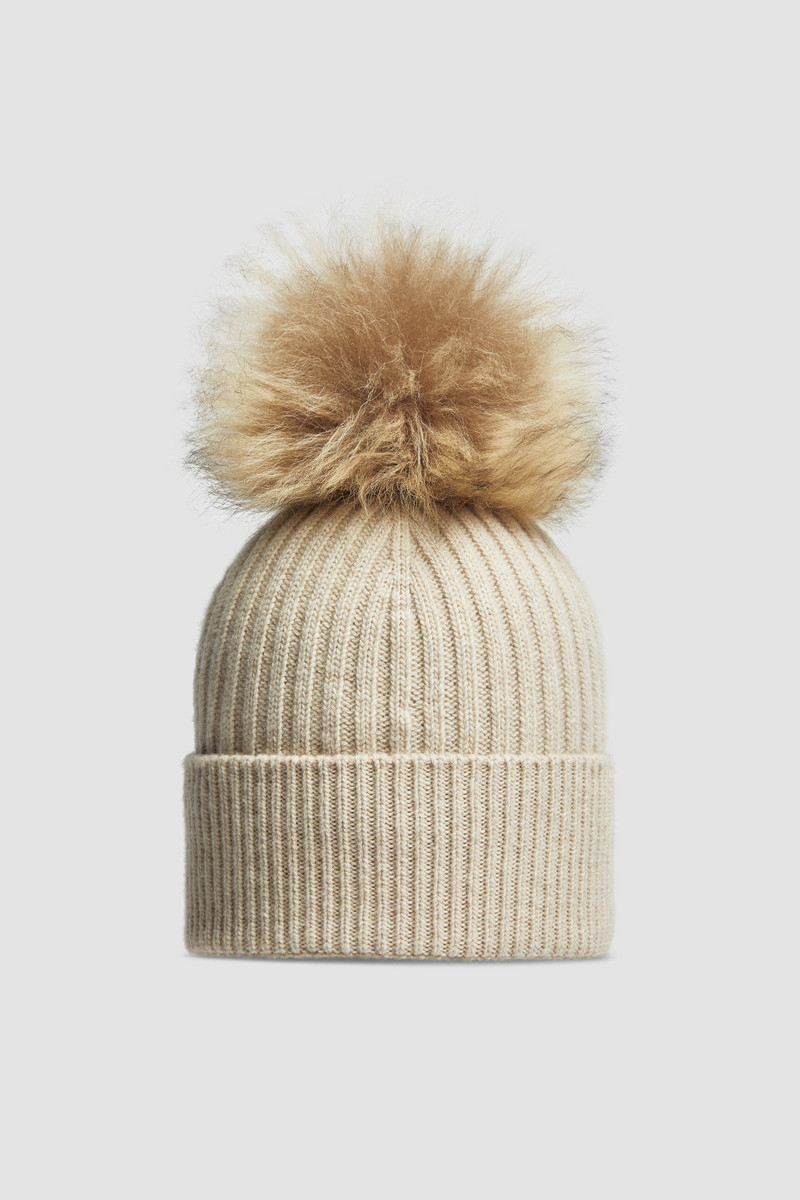 Cashmere Beanie With Pom Pom 4