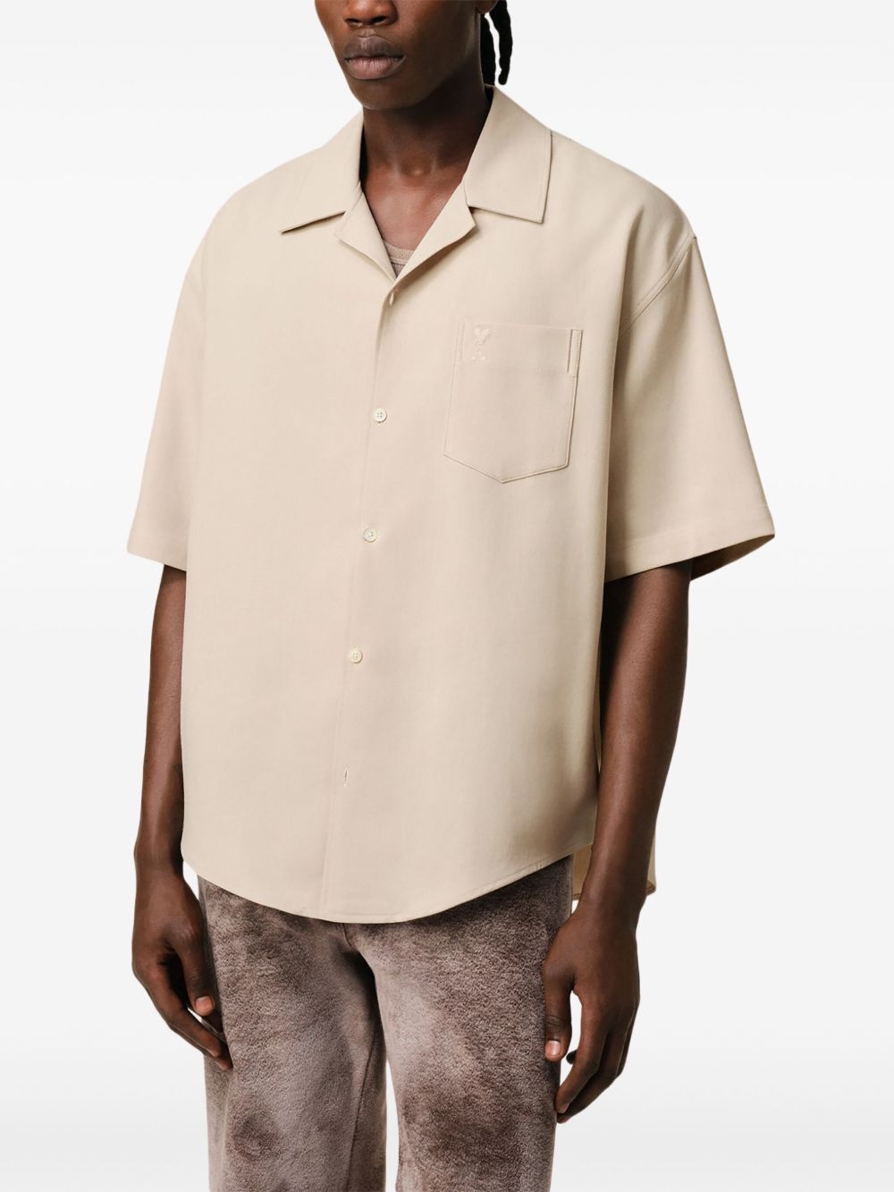 camp-collar shirt - 5