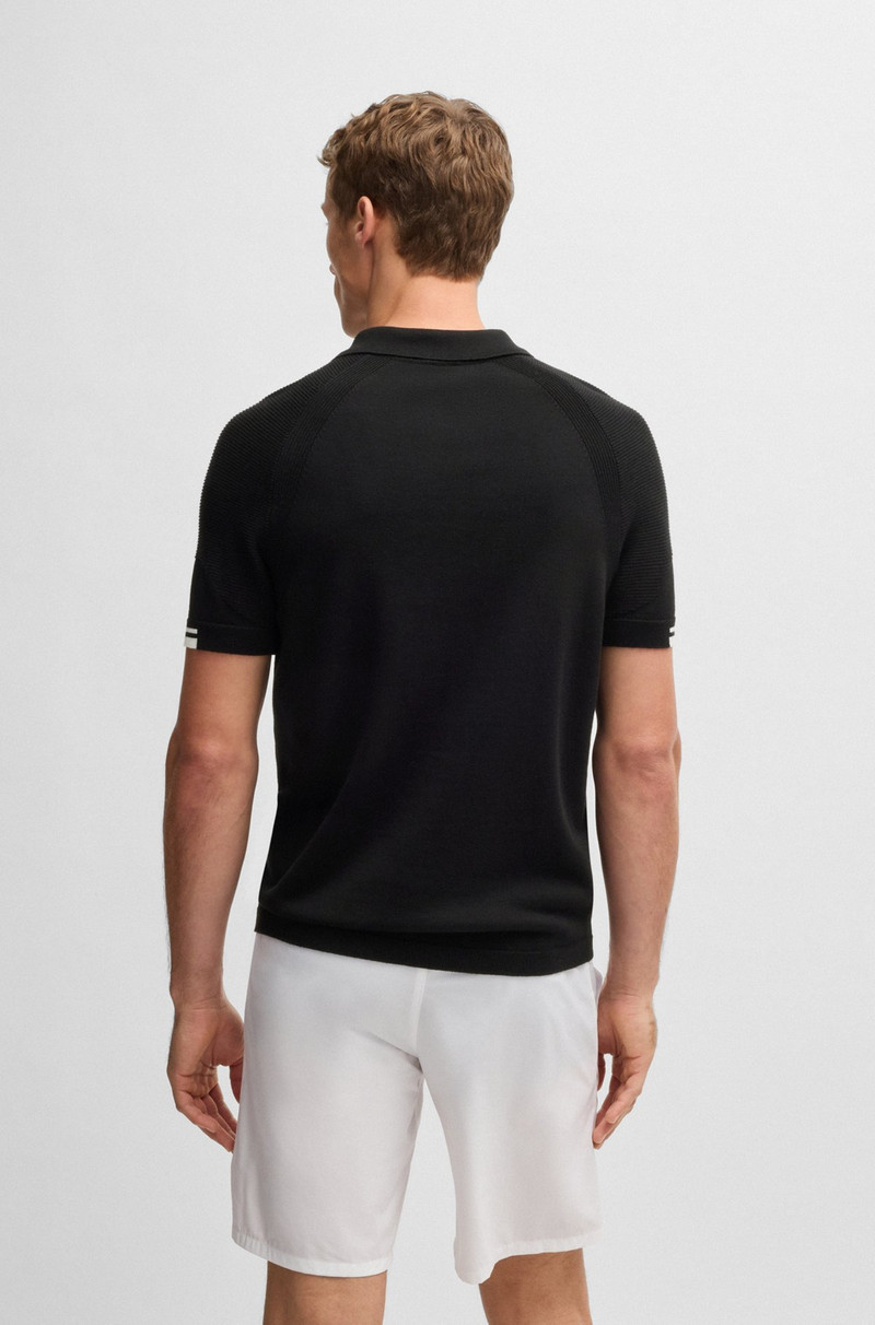 ACTIVE SLIM-FIT KNIT POLO WITH MOISTURE MANAGEMENT 5