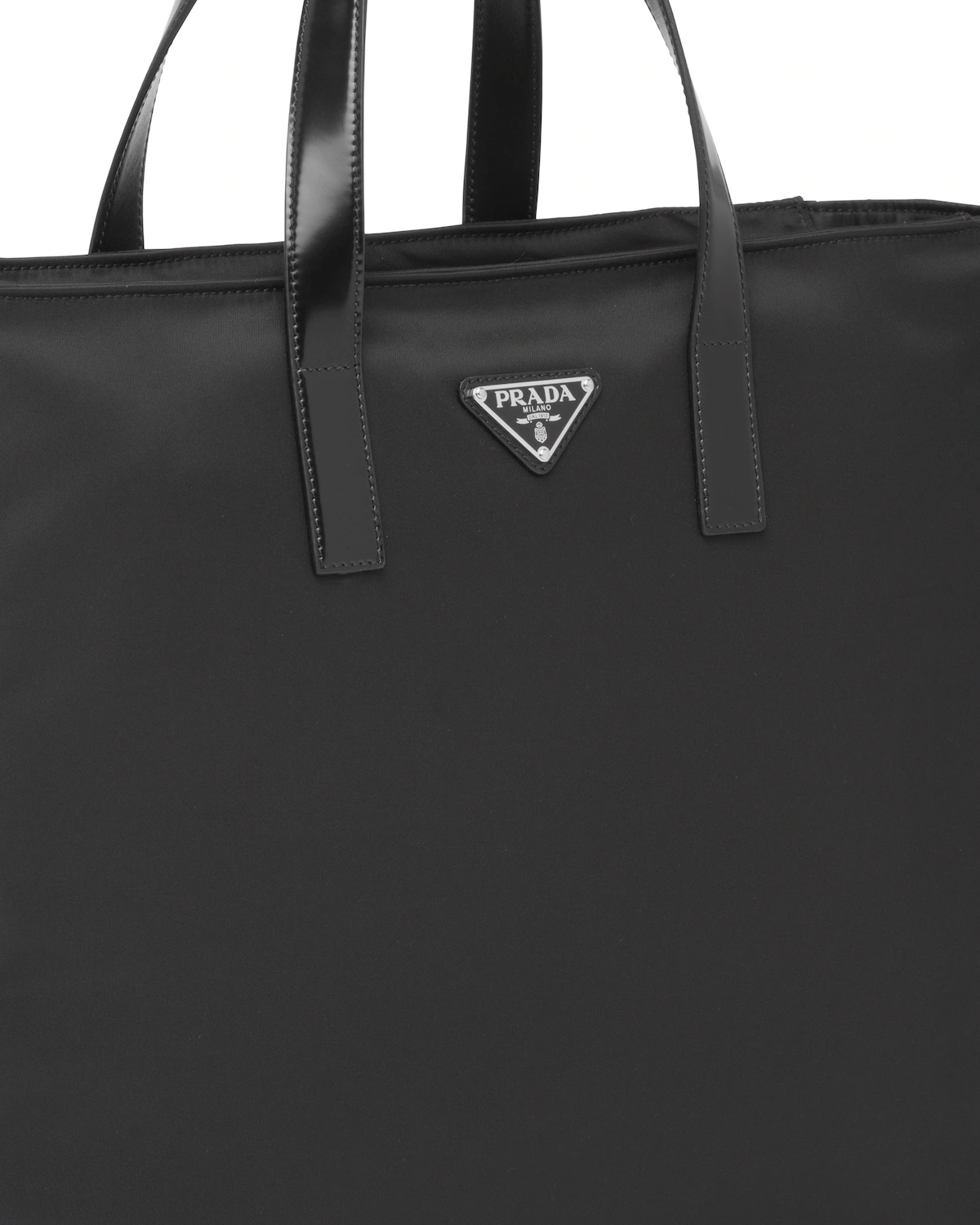 Re-Nylon and Leather tote - 6